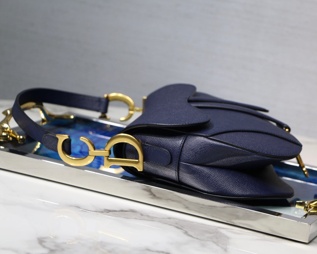 D Saddle Bag Navy Blue
