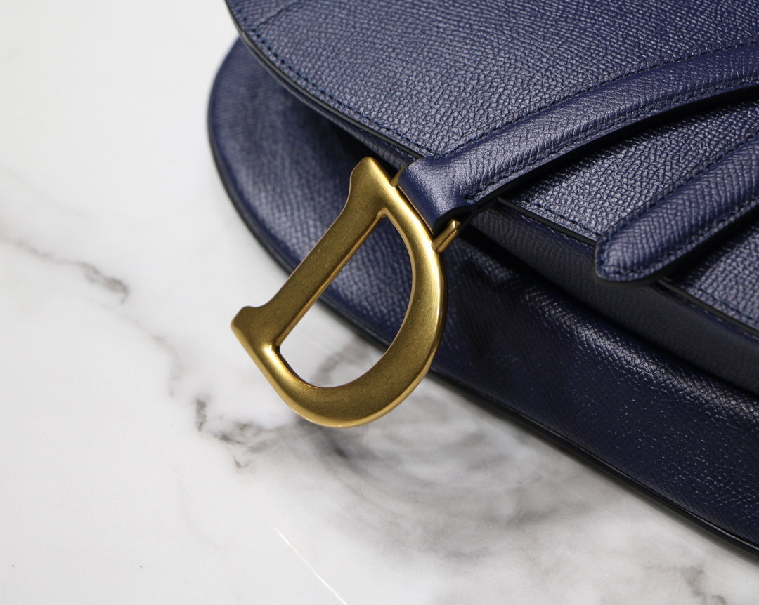 D Saddle Bag Navy Blue