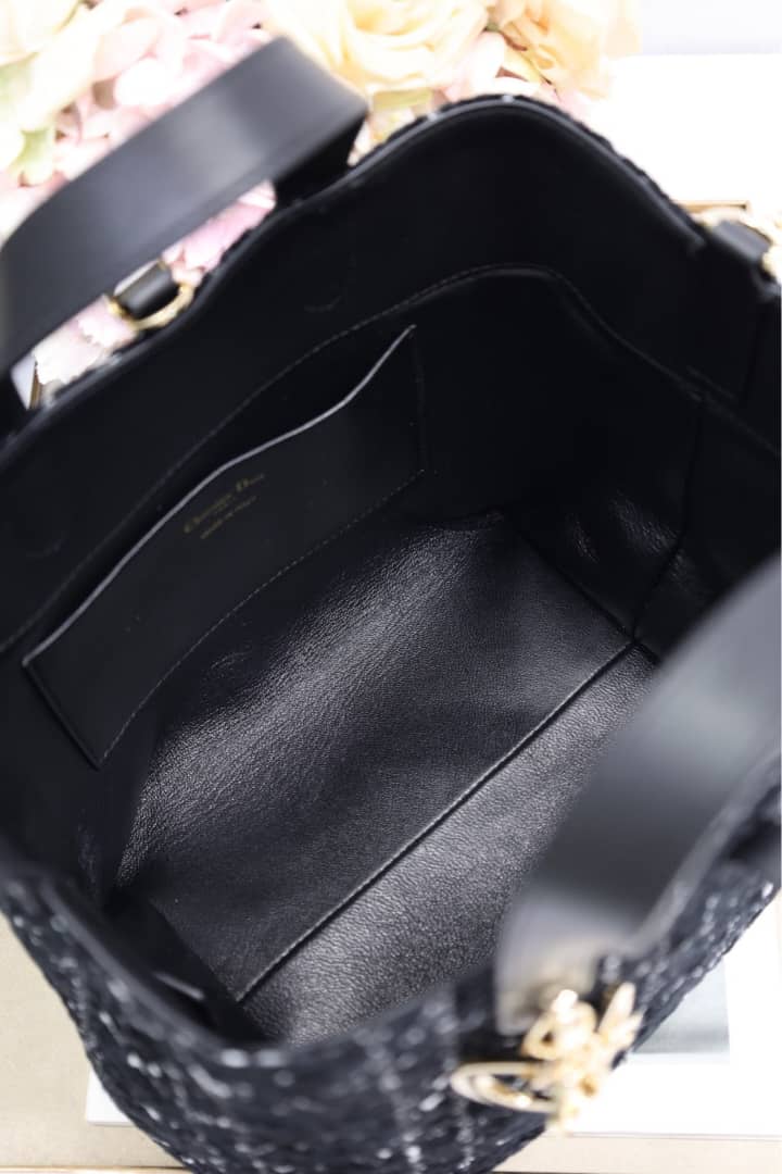 Toujours Black Tweed Bag