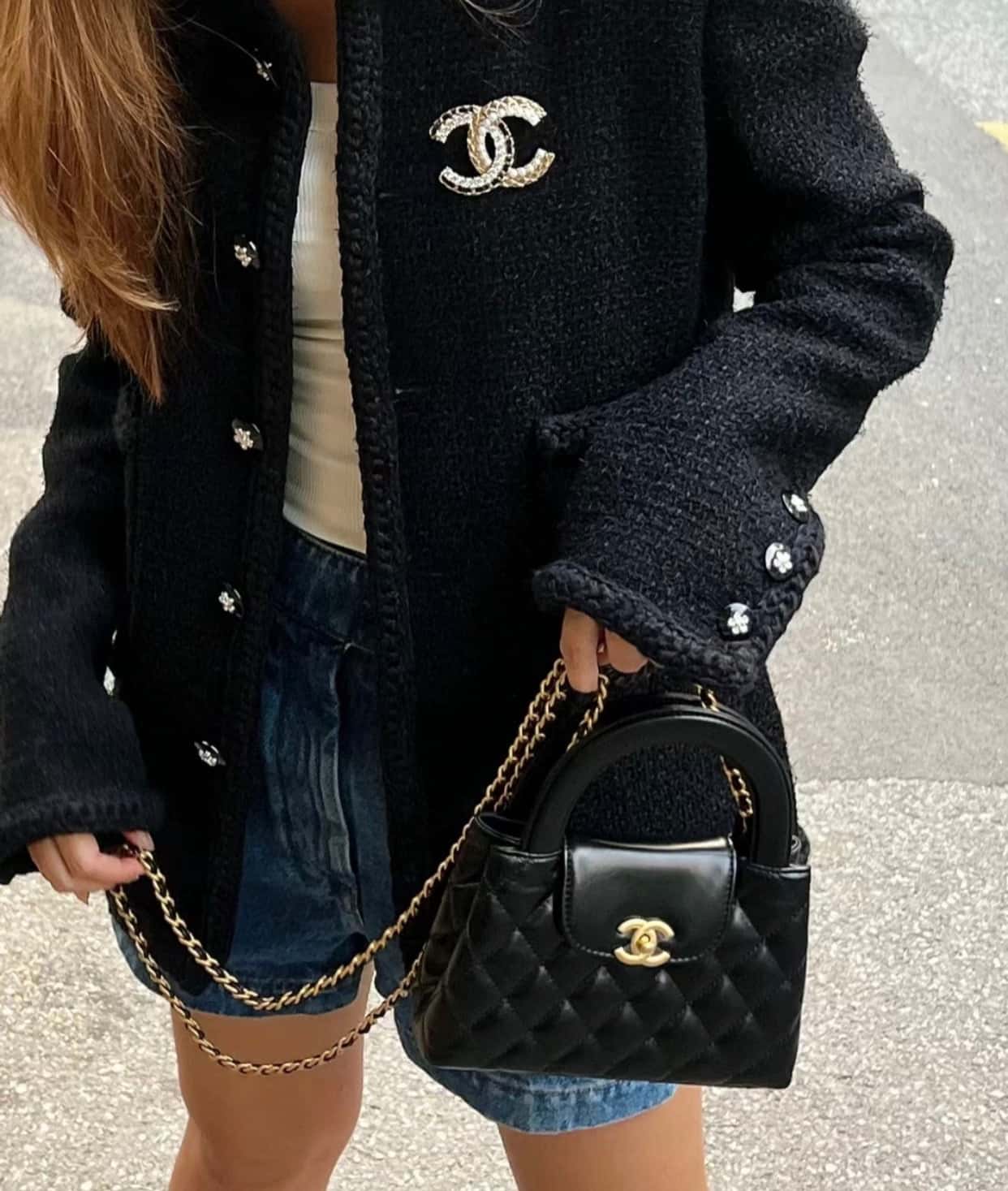 CC Mini Kelly Bag Black