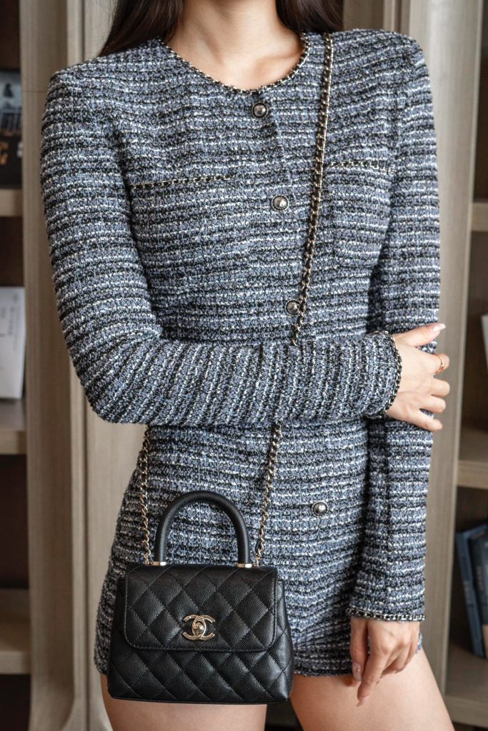 CC 24K Mini Flap Bag With Top Handle