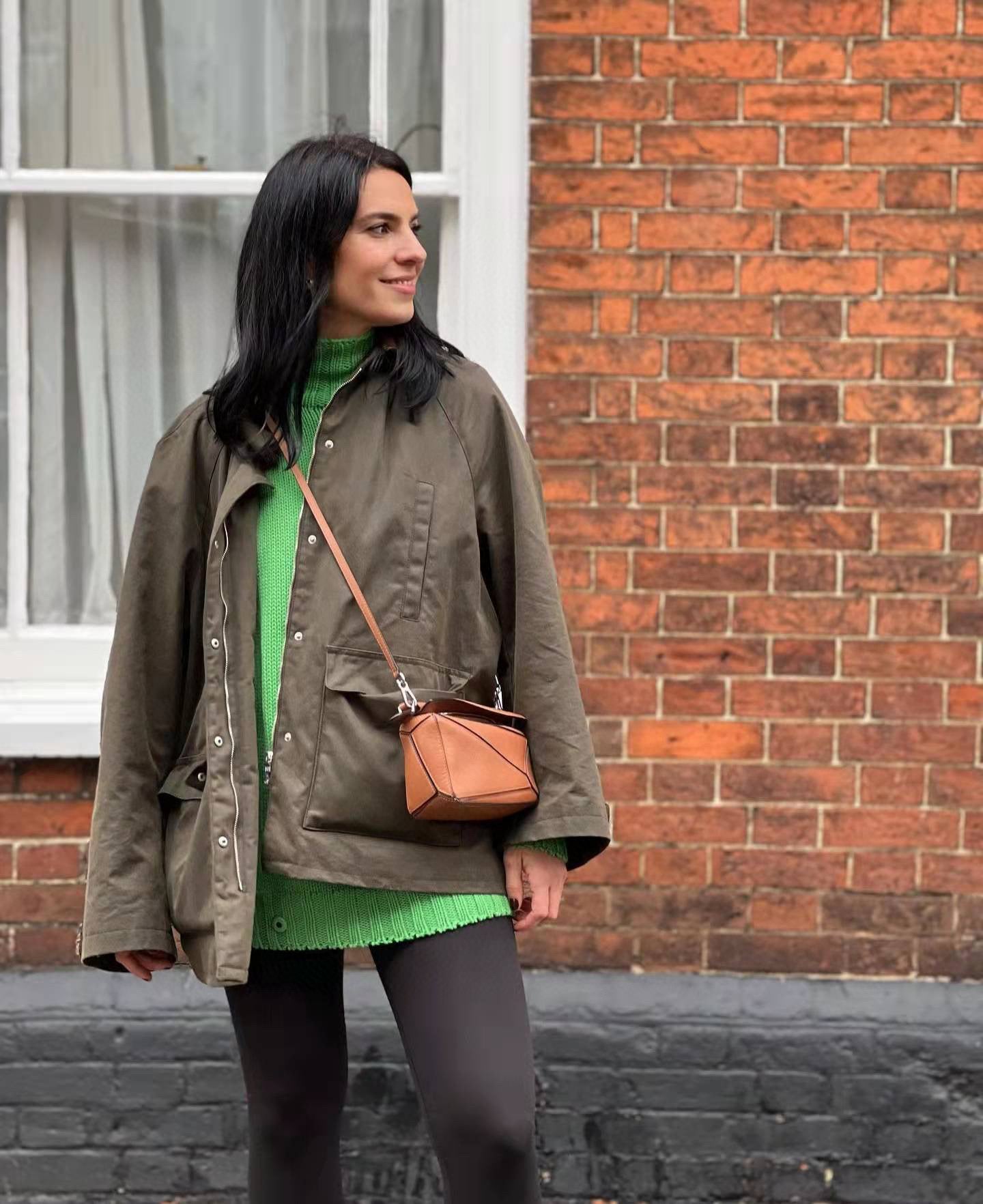 TOTEME Oversized Country Jacket Forest Green