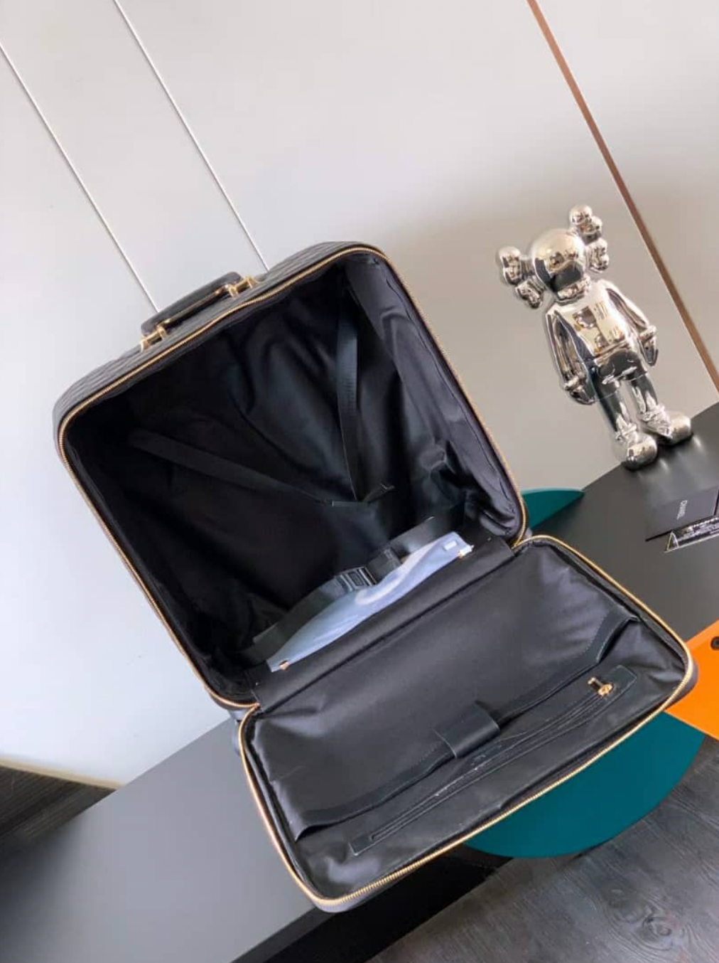 CC Logo Embossed Suitcase Small