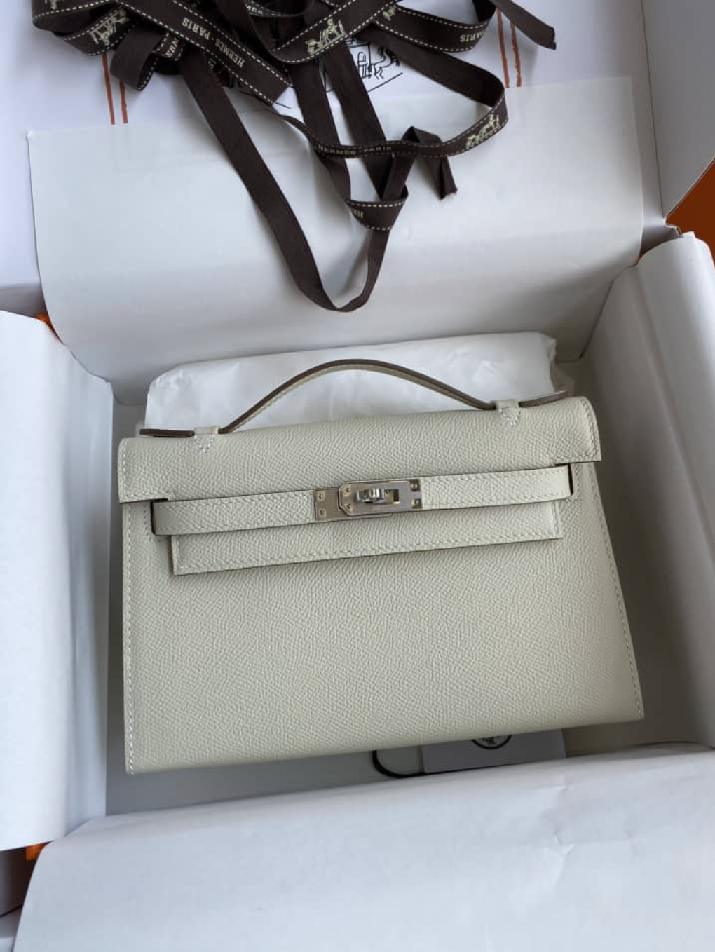 H Kelly Pochette Epsom Leather