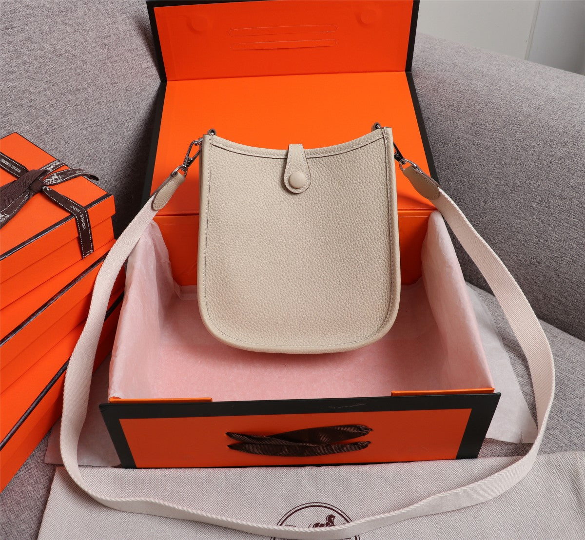 H Evelyne Bag Mini Crème
