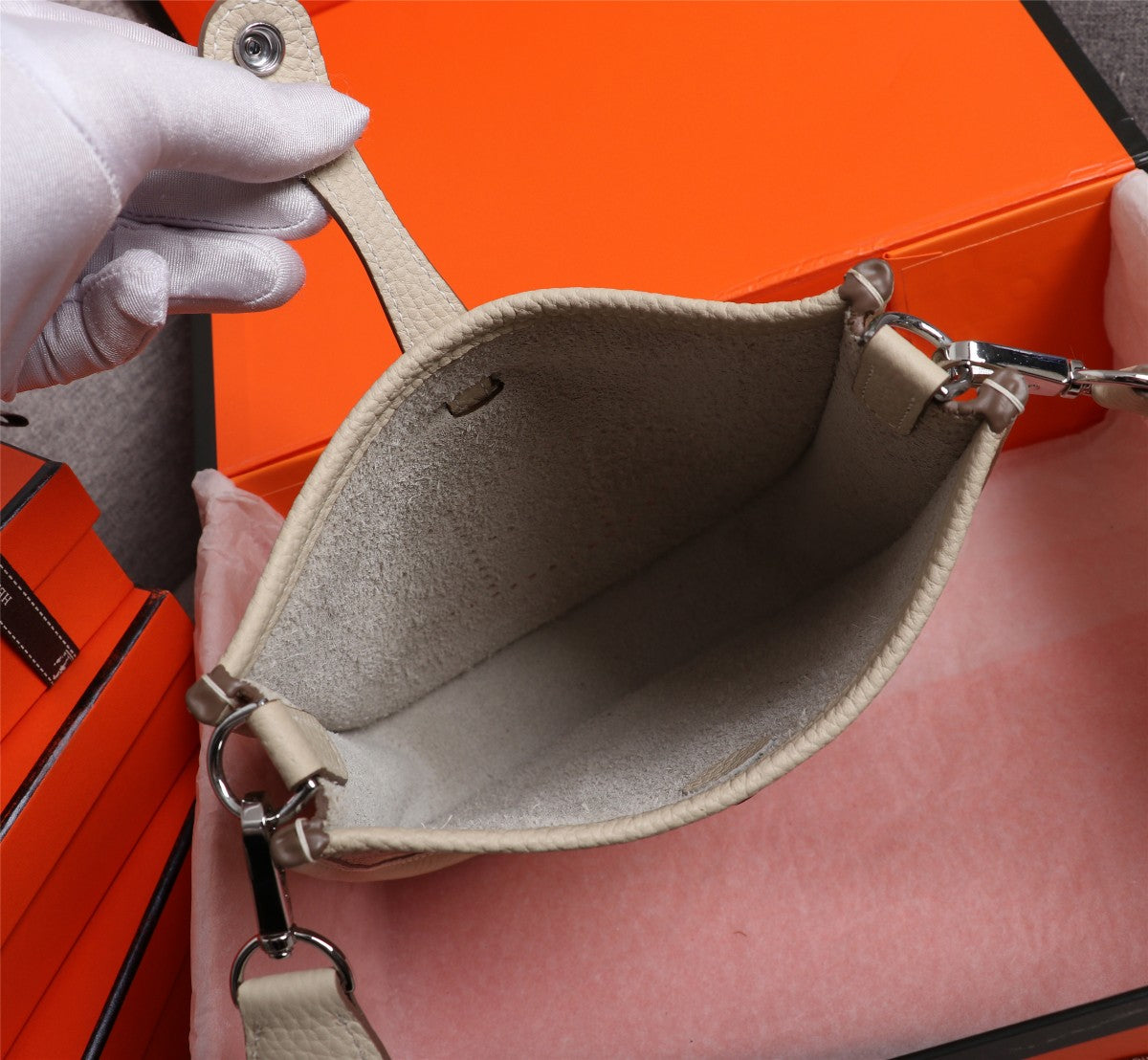 H Evelyne Bag Mini Crème