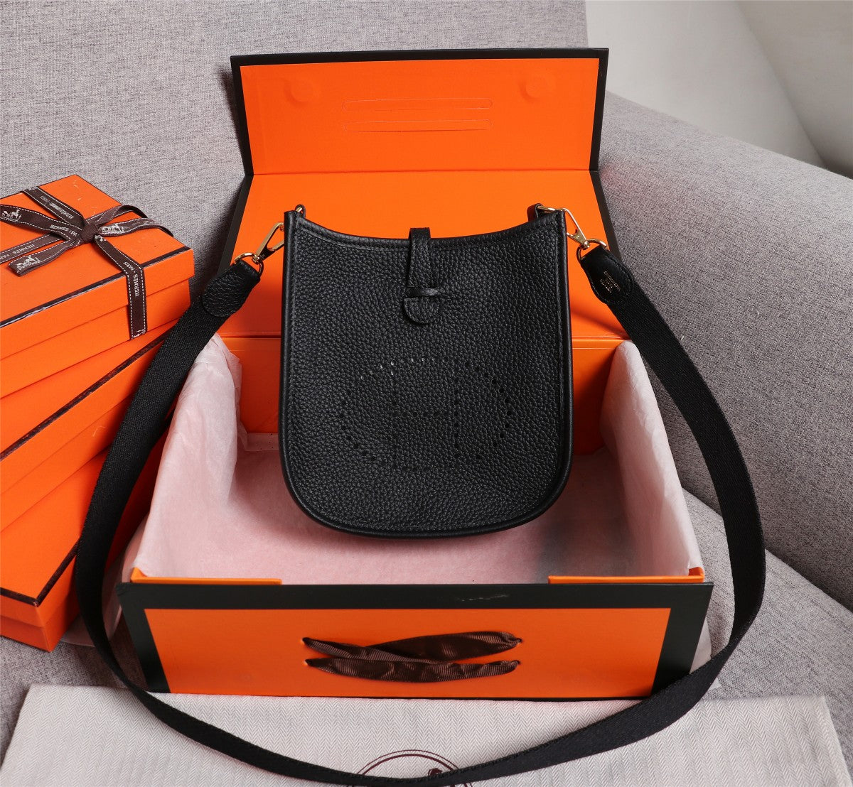 H Evelyne Bag Mini Black