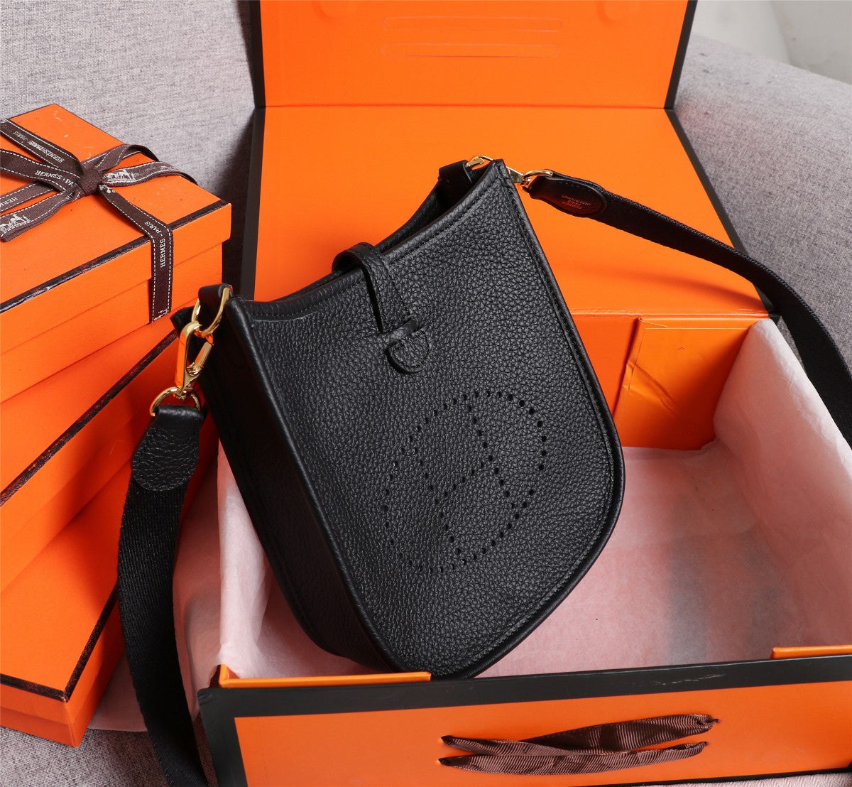 H Evelyne Bag Mini Black