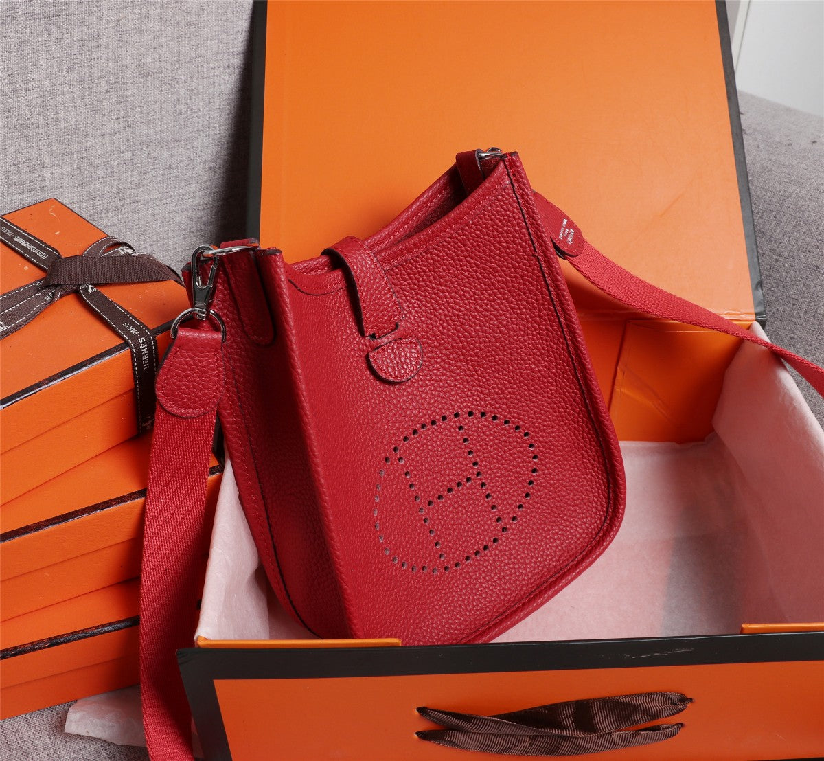 H Evelyne Bag Mini Red