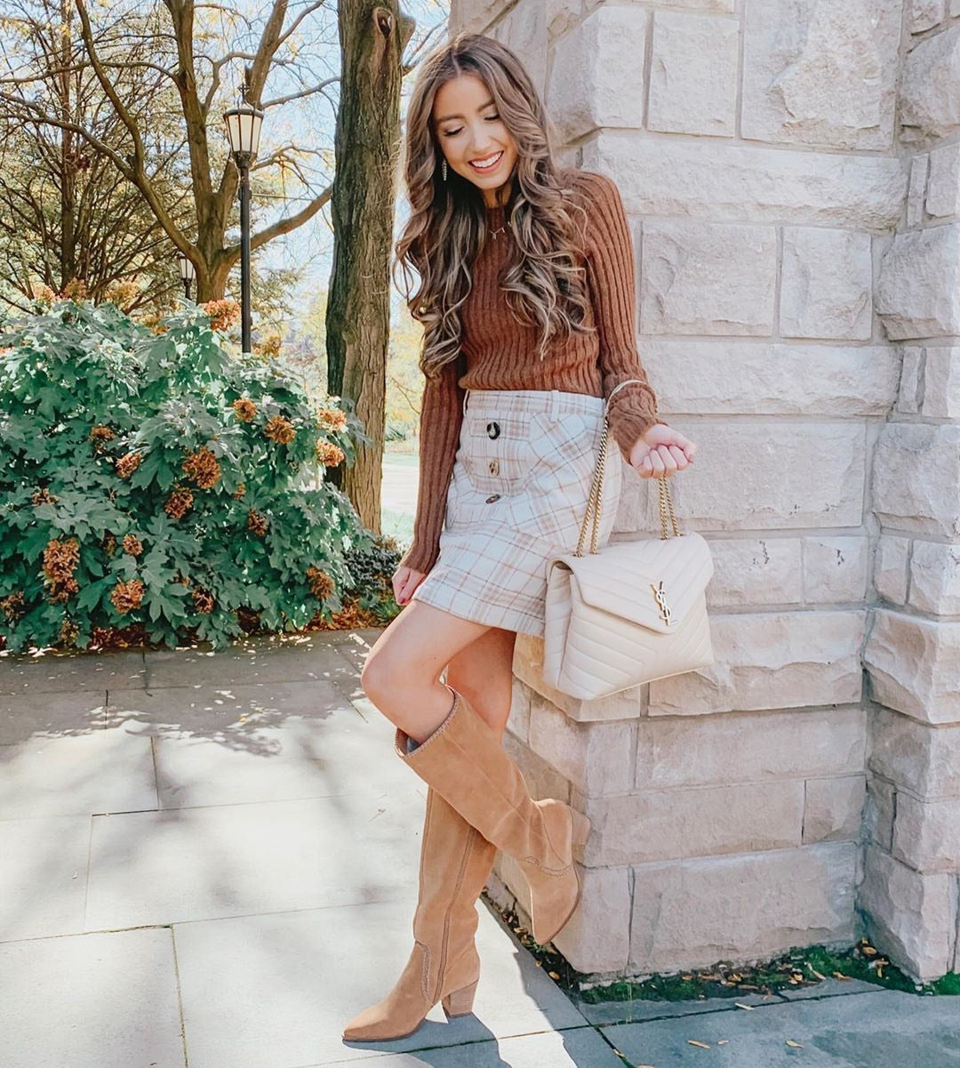 YSL Loulou Medium Bag Beige