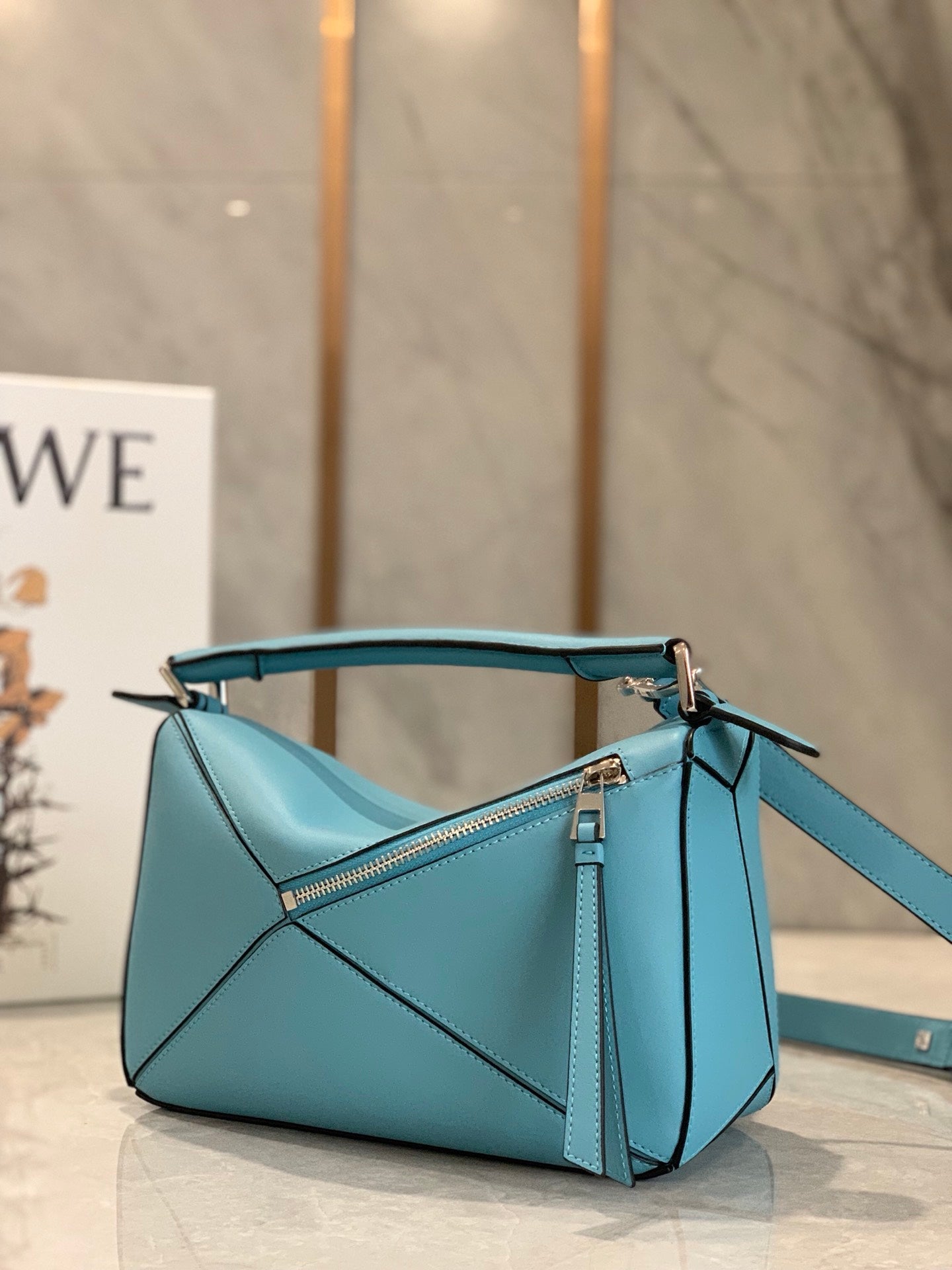 Puzzle Bag River Blue