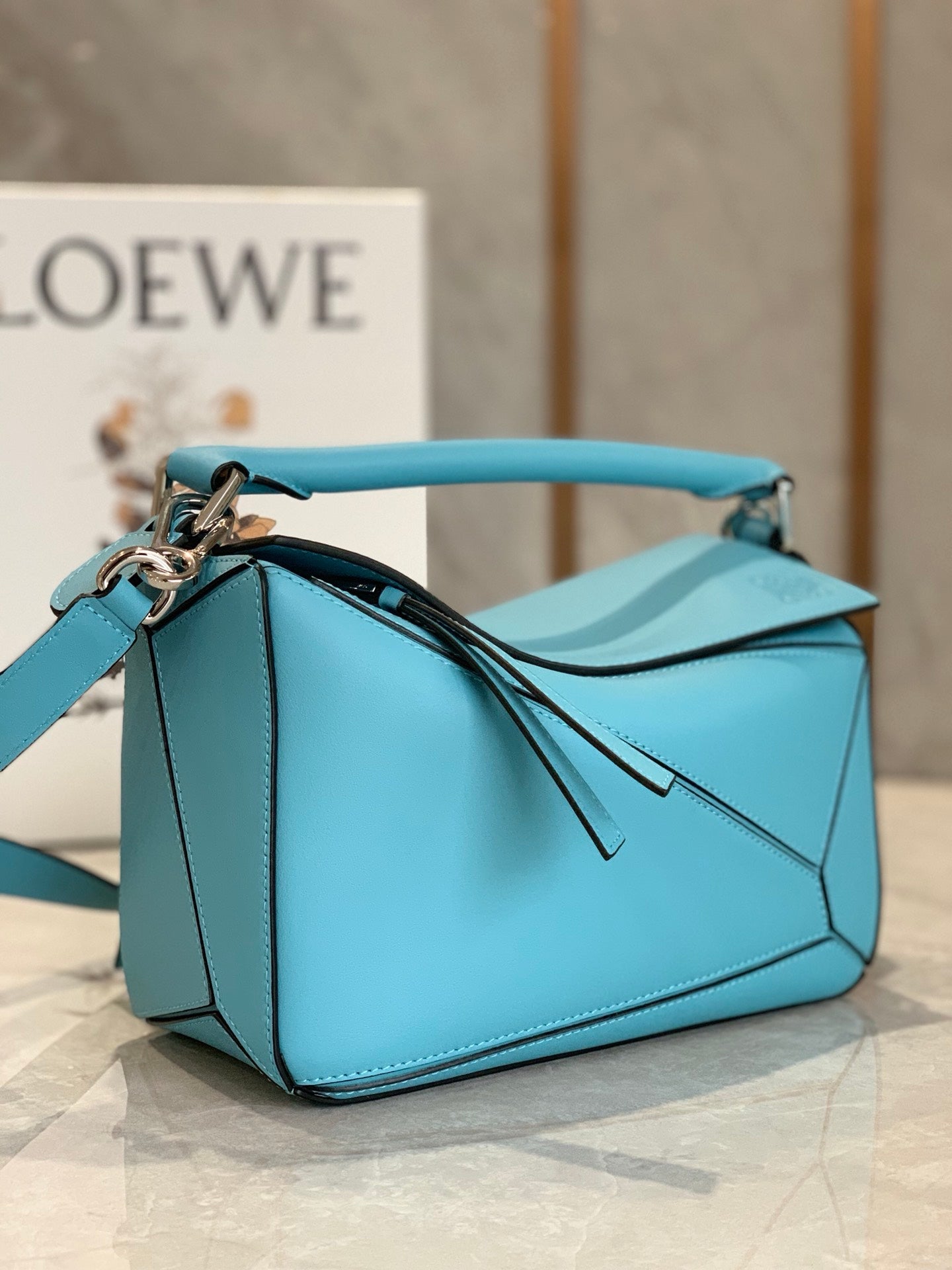 Puzzle Bag River Blue