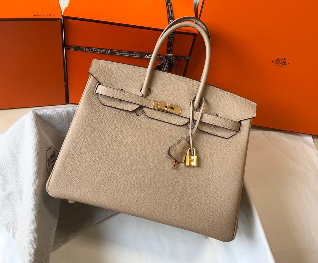 H Togo Leather Khaki