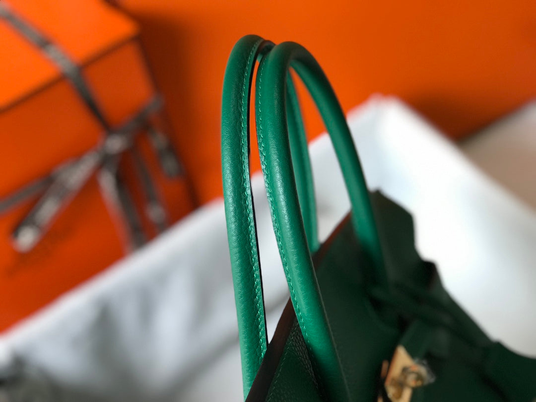 H Togo Leather Emerald Green