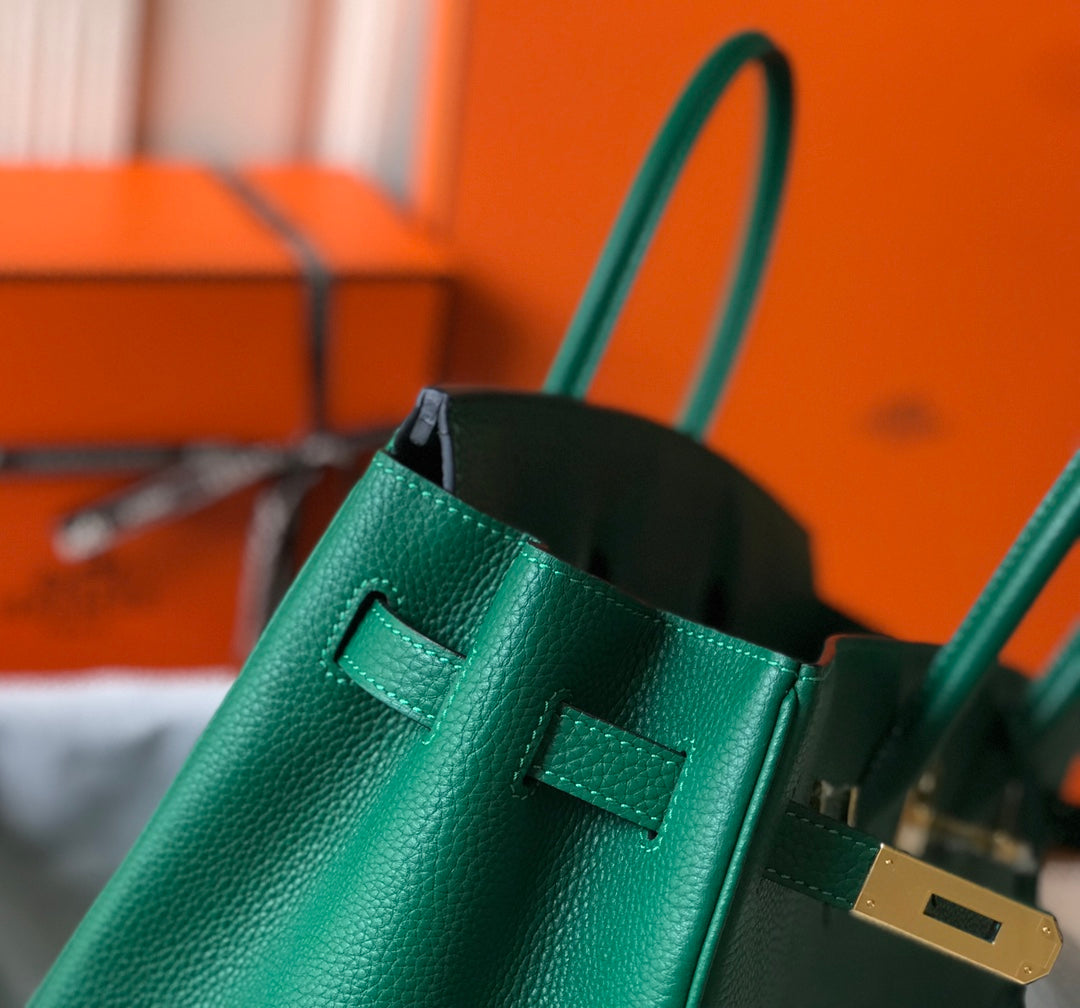 H Togo Leather Emerald Green