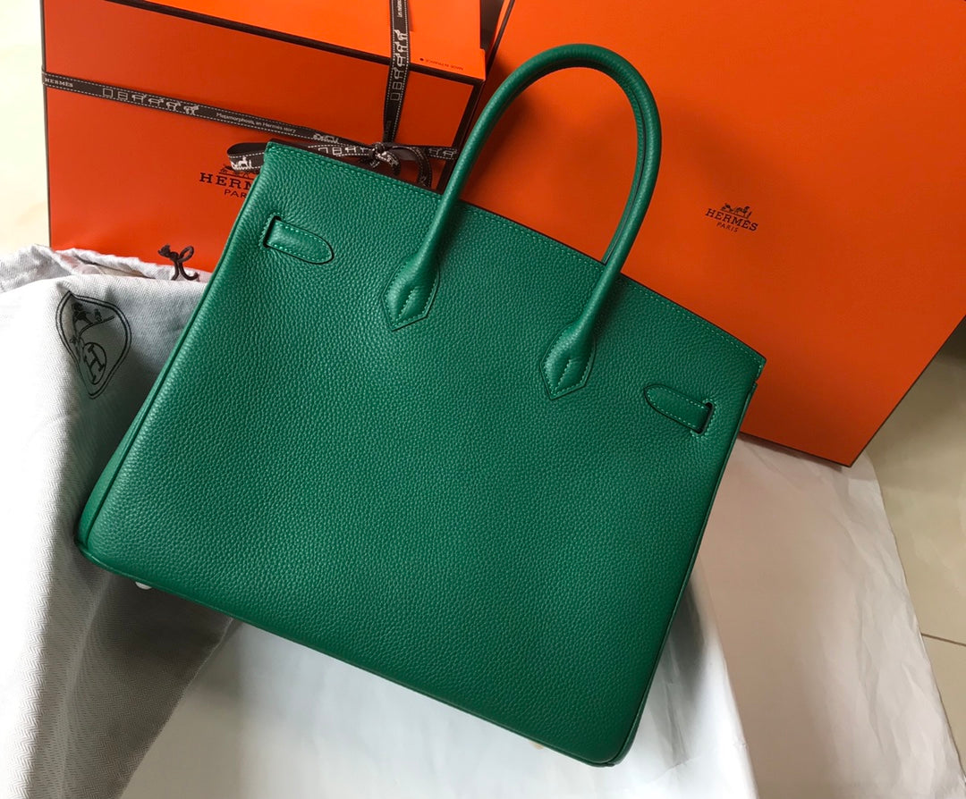 H Togo Leather Emerald Green