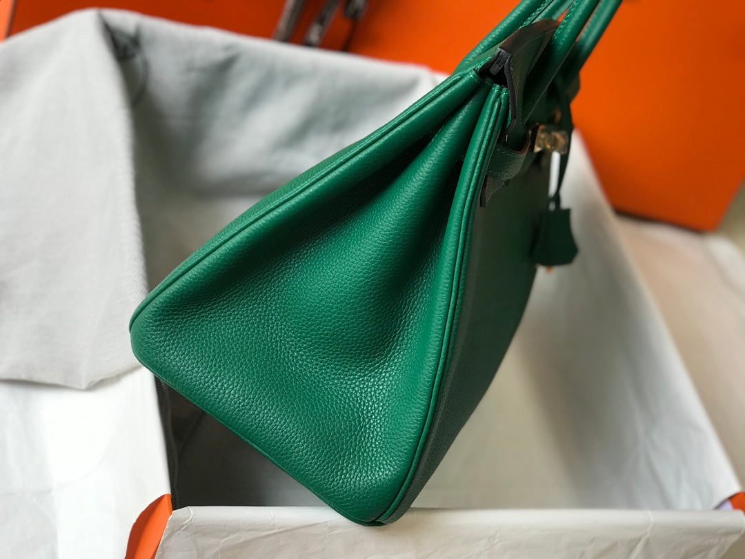 H Togo Leather Emerald Green