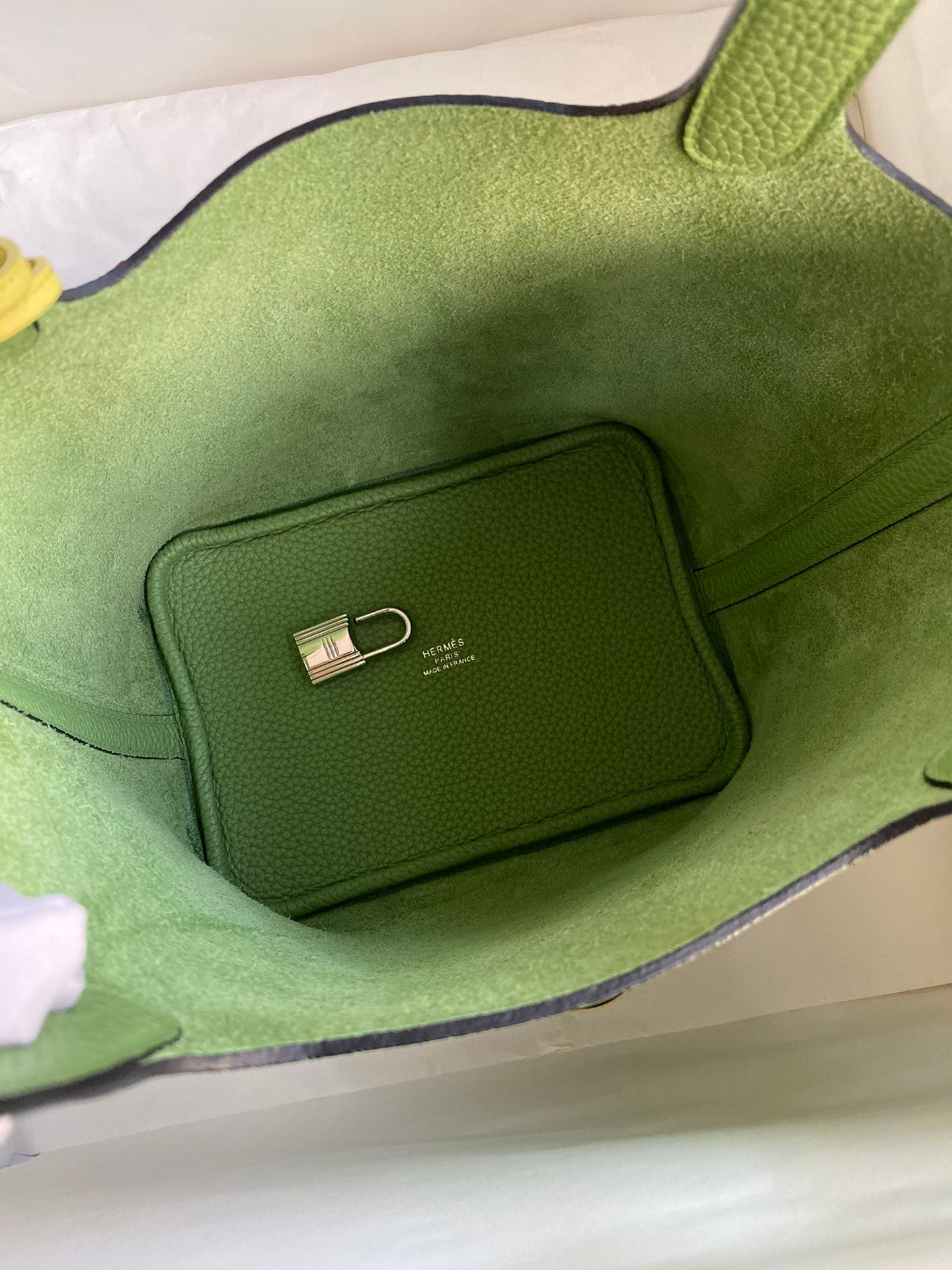 H Picotin Lock Bag Green