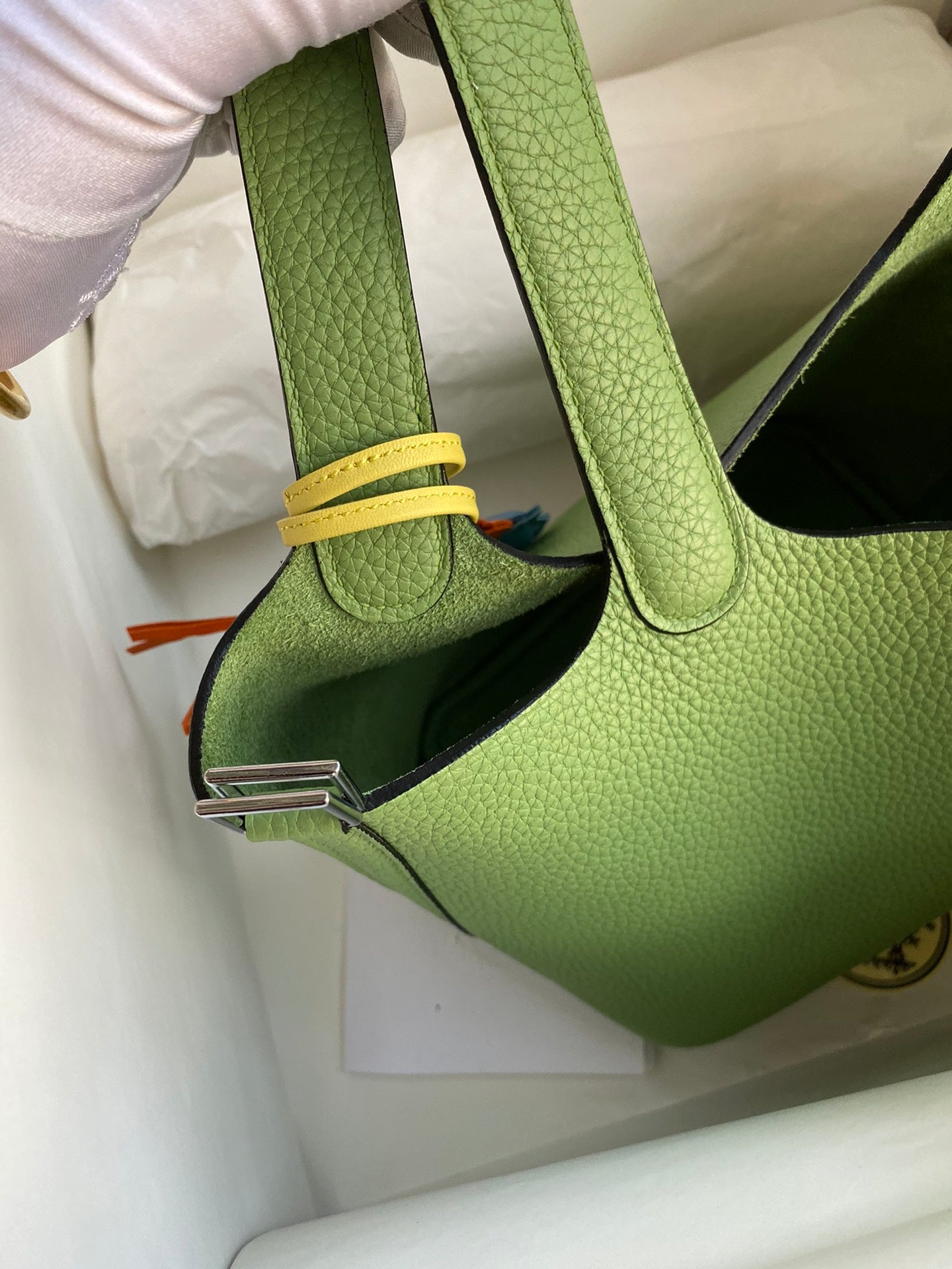 H Picotin Lock Bag Green