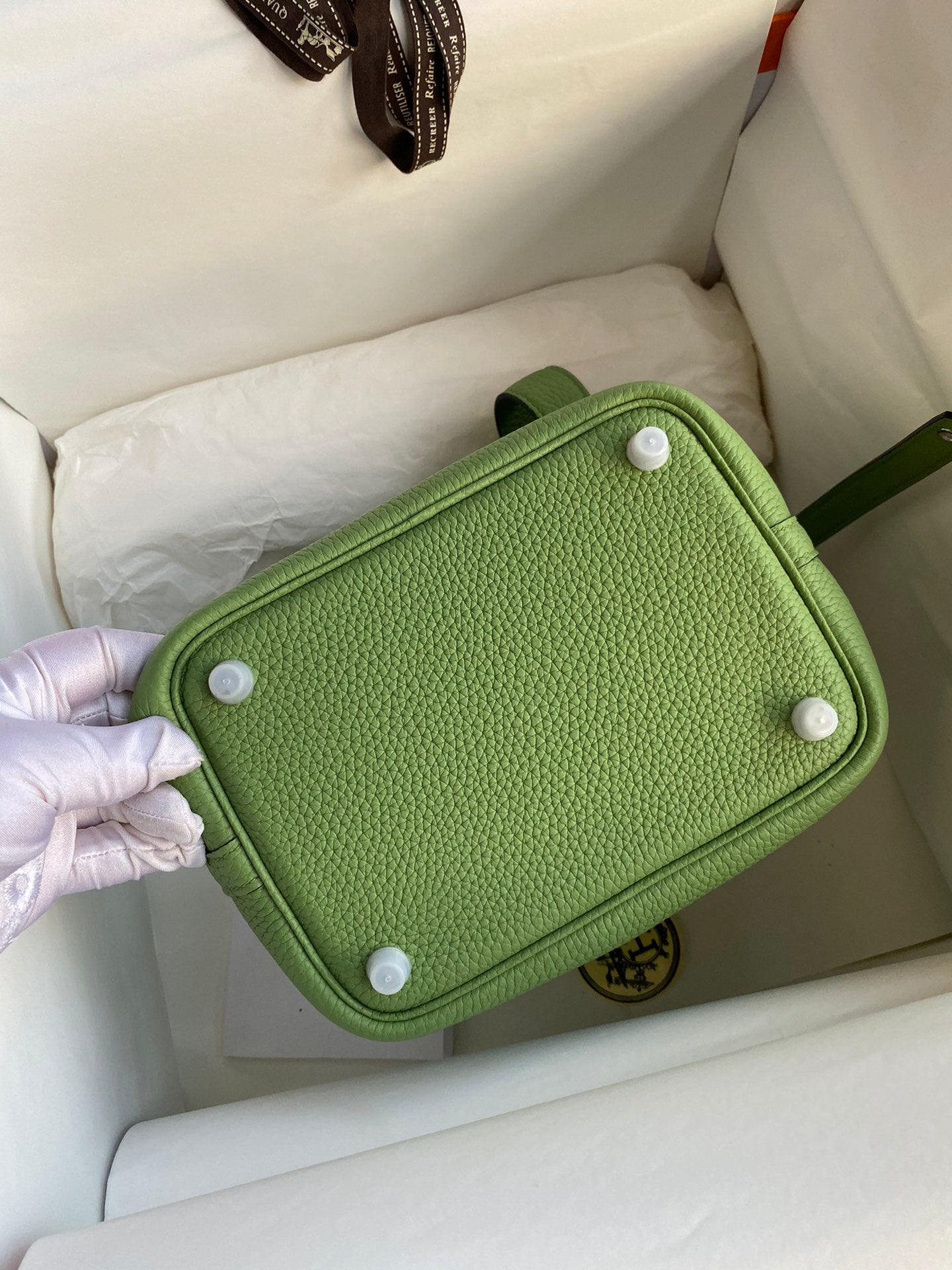 H Picotin Lock Bag Green