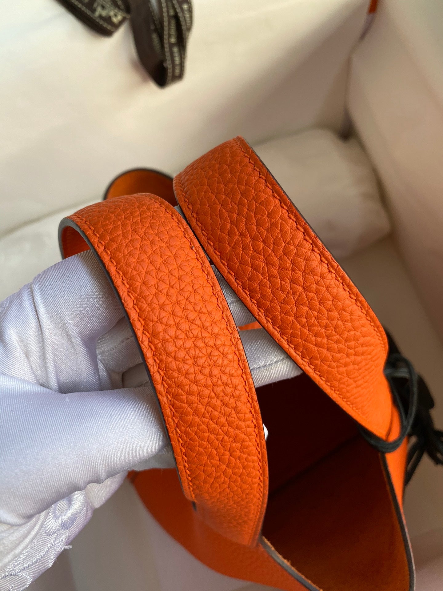 H Picotin Lock Bag Orange