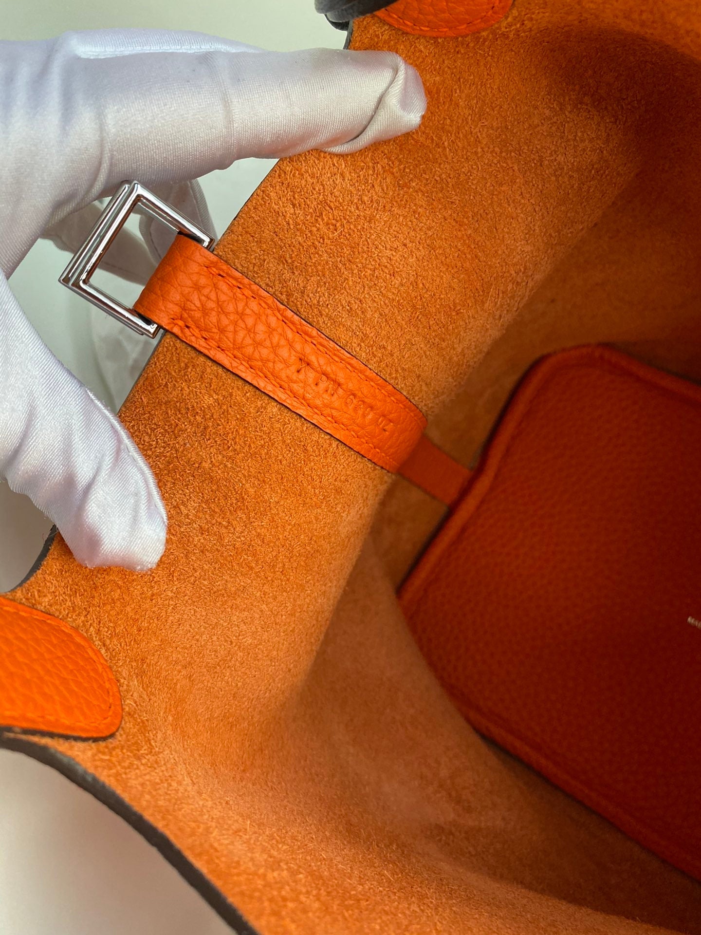 H Picotin Lock Bag Orange