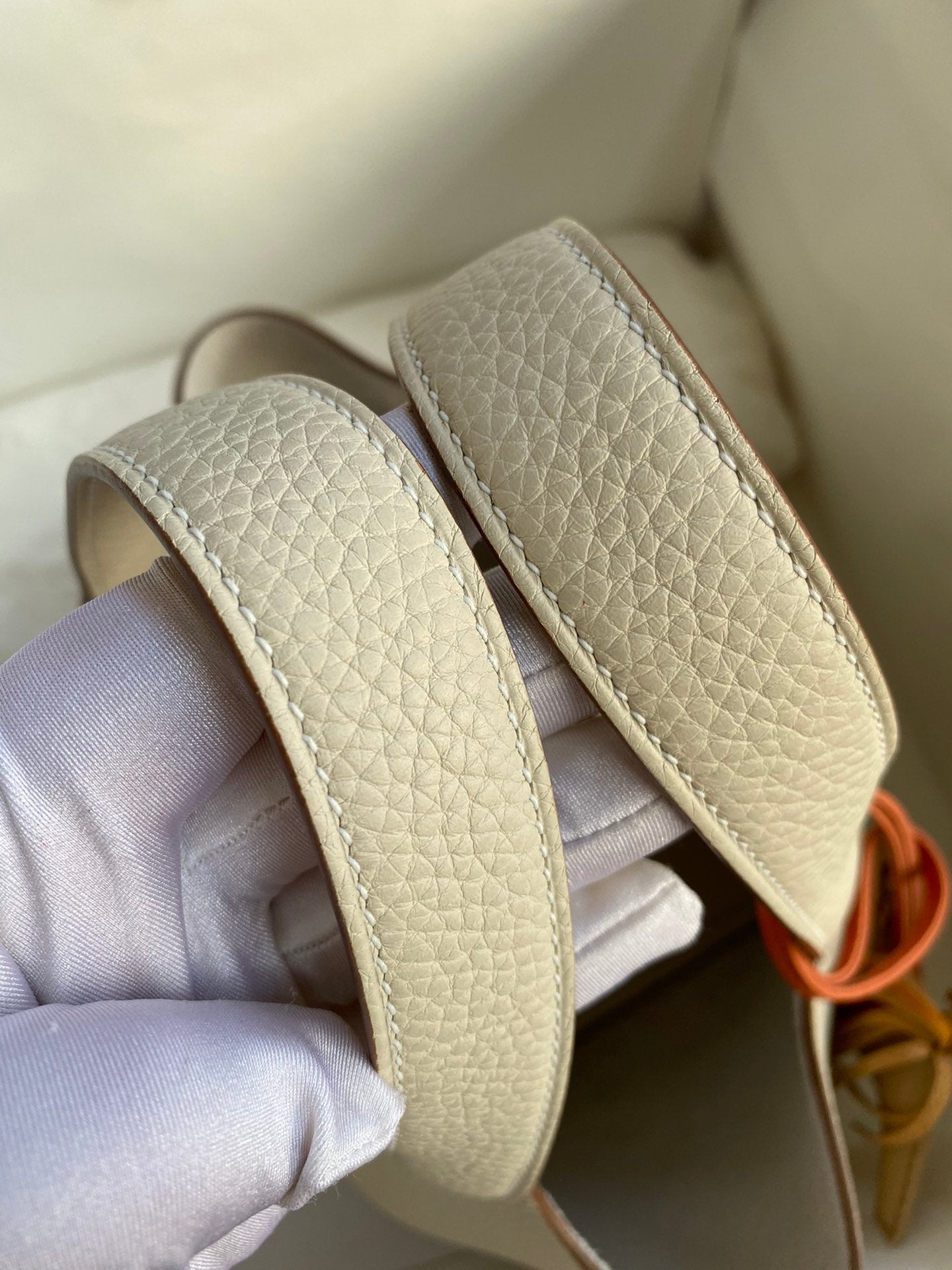 H Picotin Lock Bag Crème