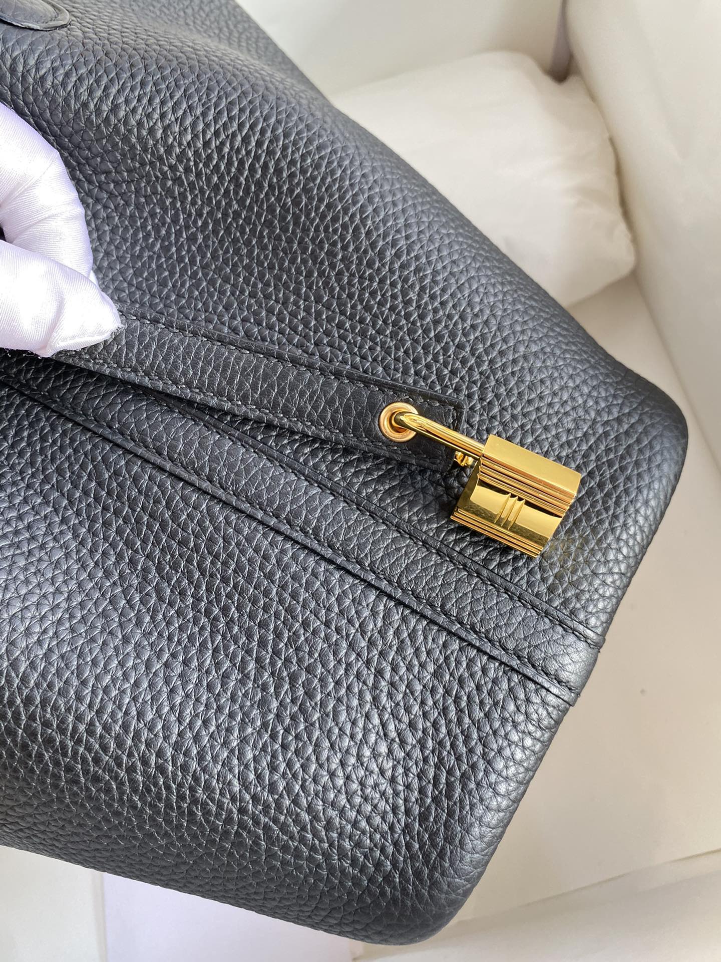H Picotin Lock Bag Black