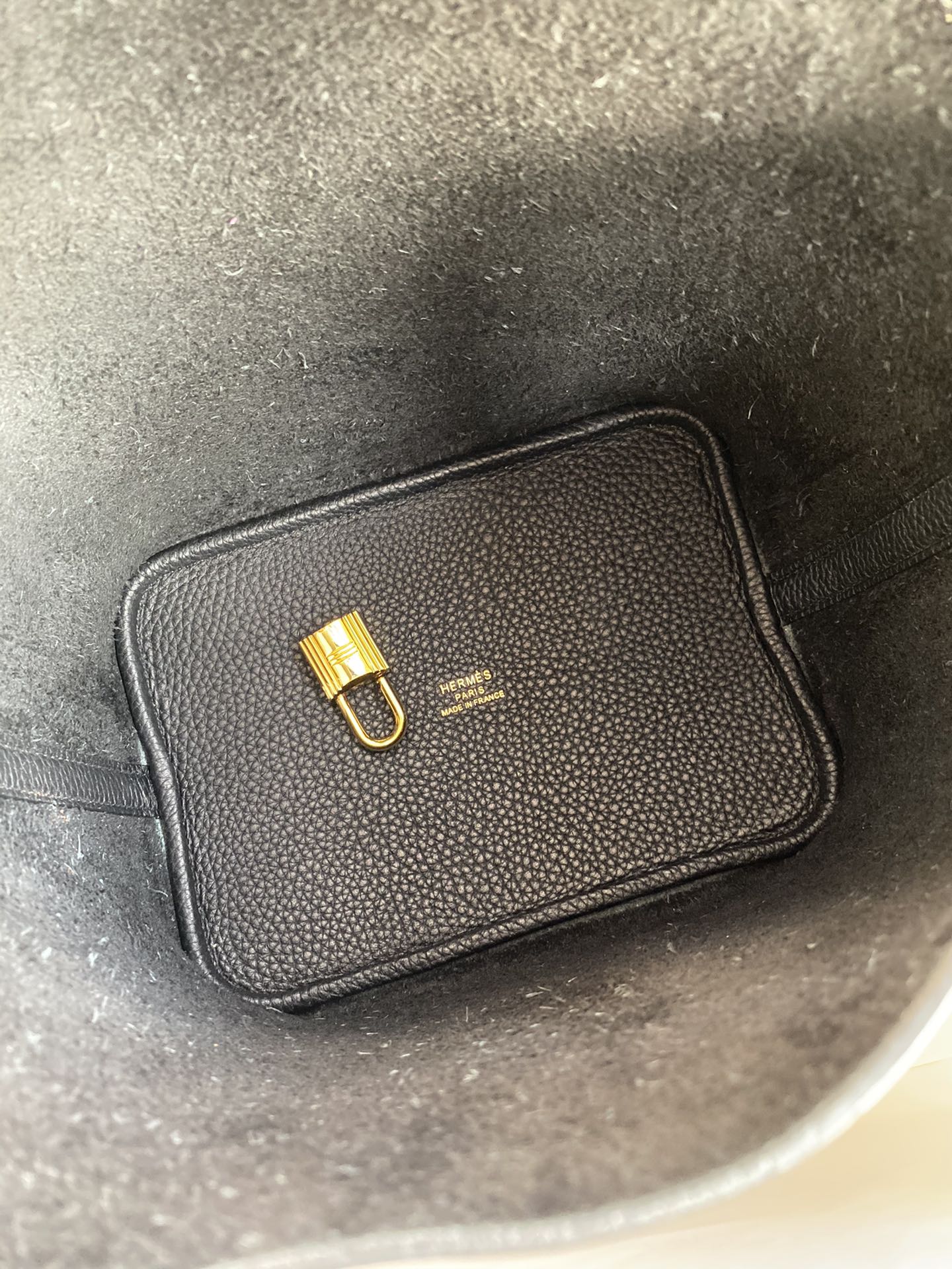 H Picotin Lock Bag Black