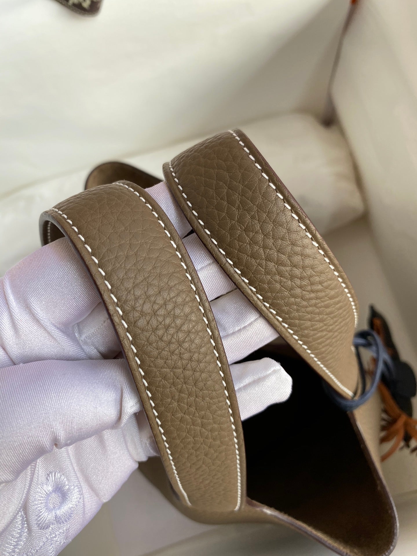 H Picotin Lock Bag Etoupe