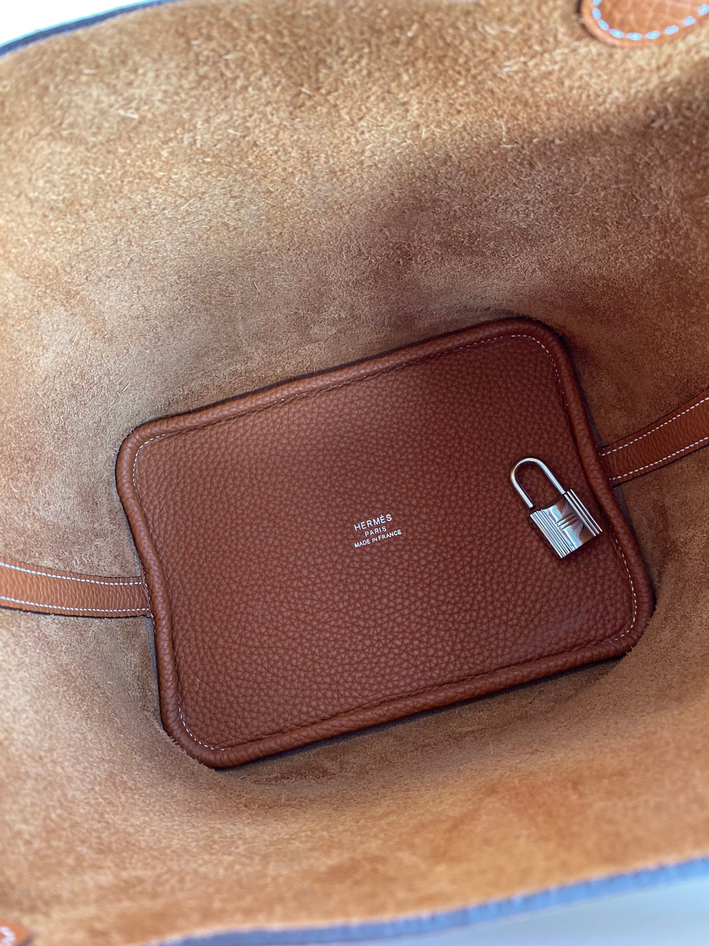 H Picotin Lock Bag Gold