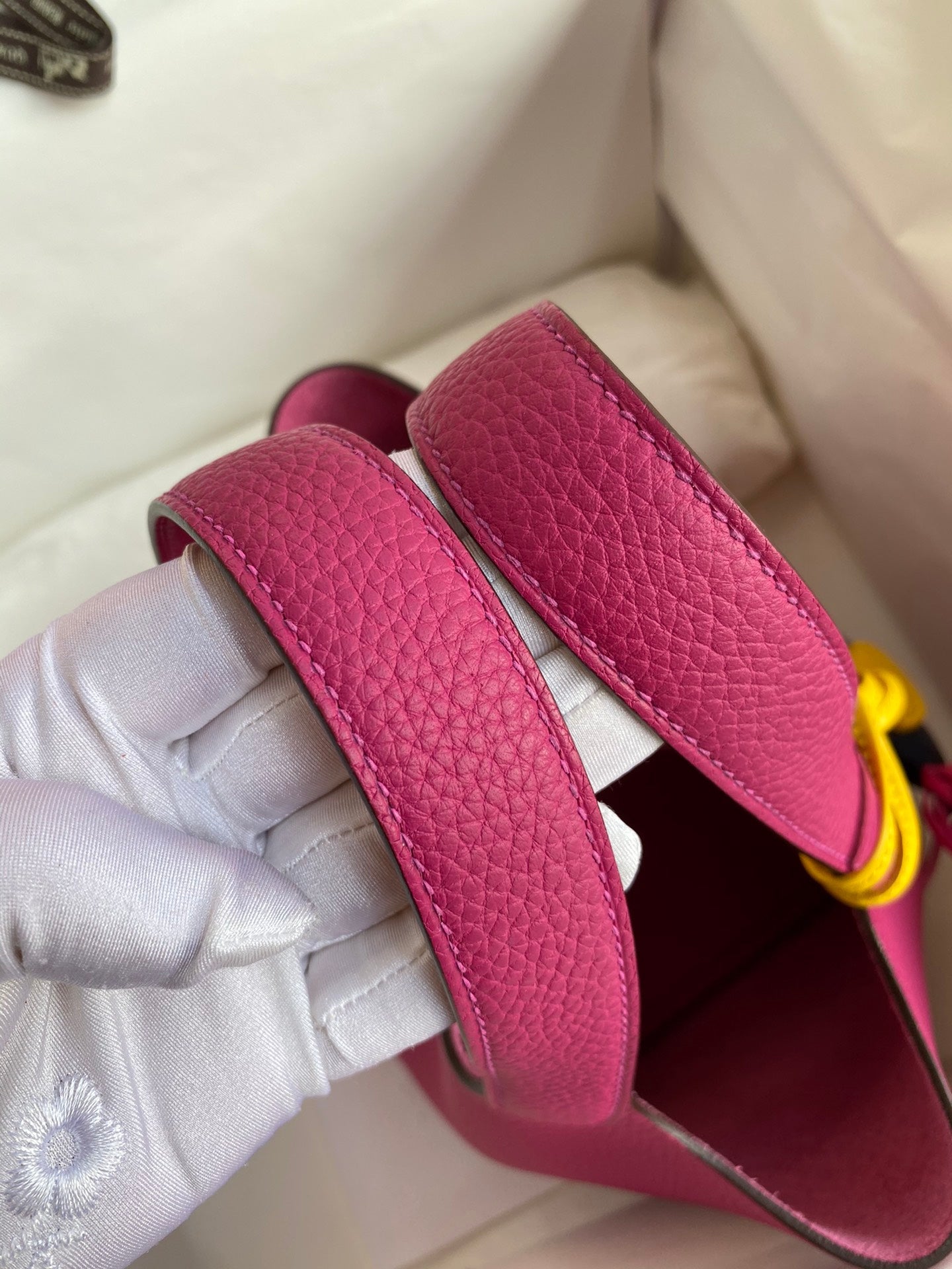 H Picotin Lock Bag Rose Purple