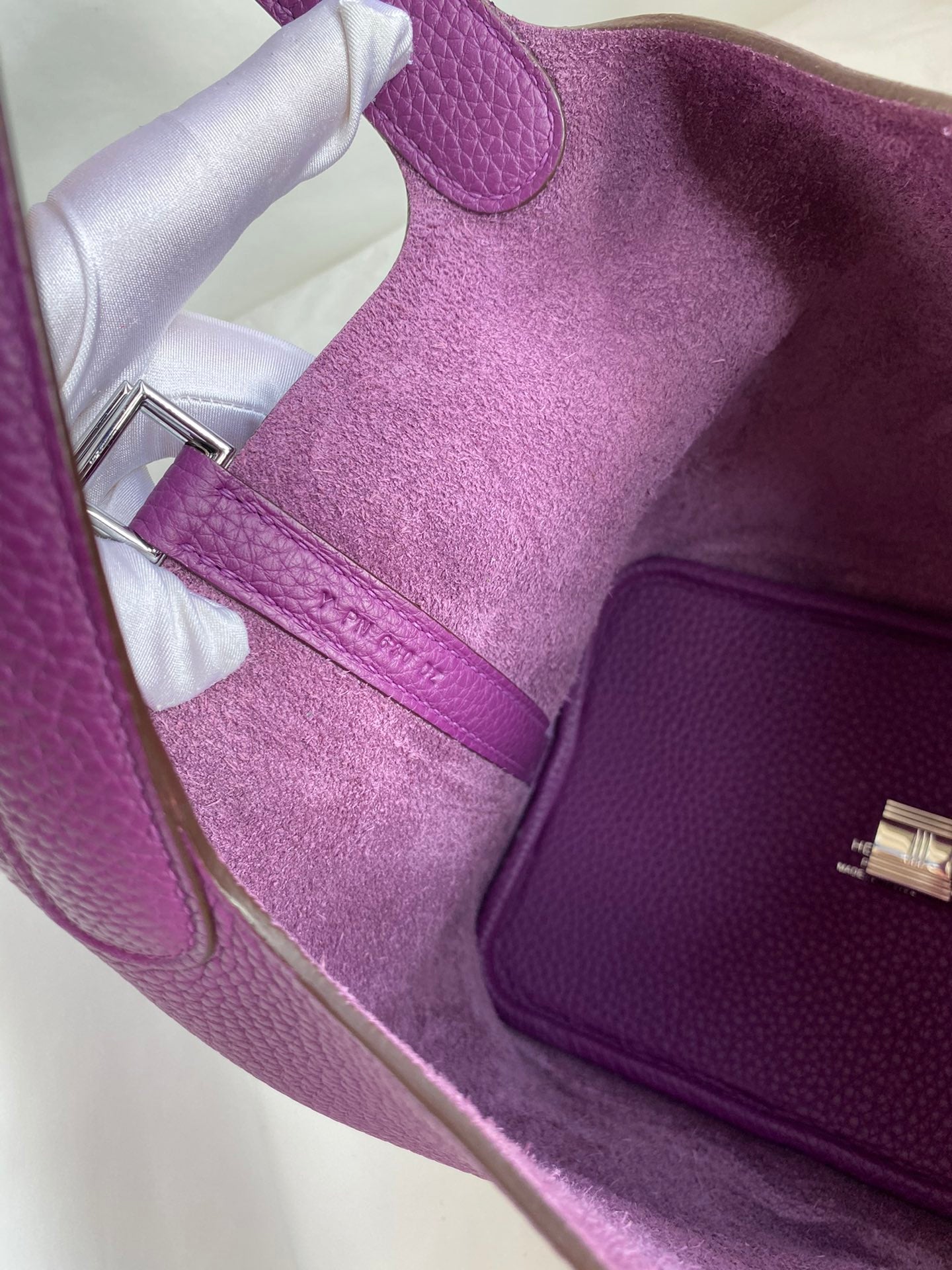 H Picotin Lock Bag Purple