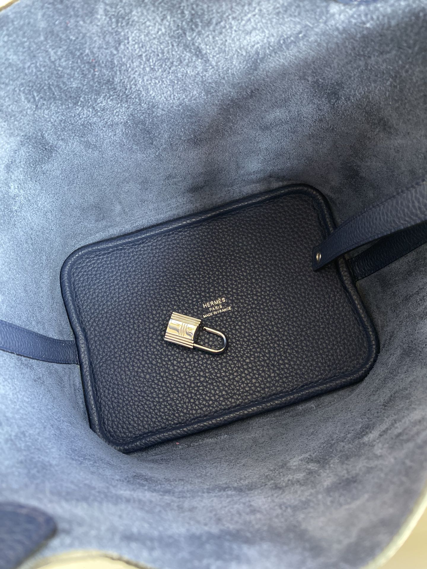 H Picotin Lock Bag Blue Sapphire