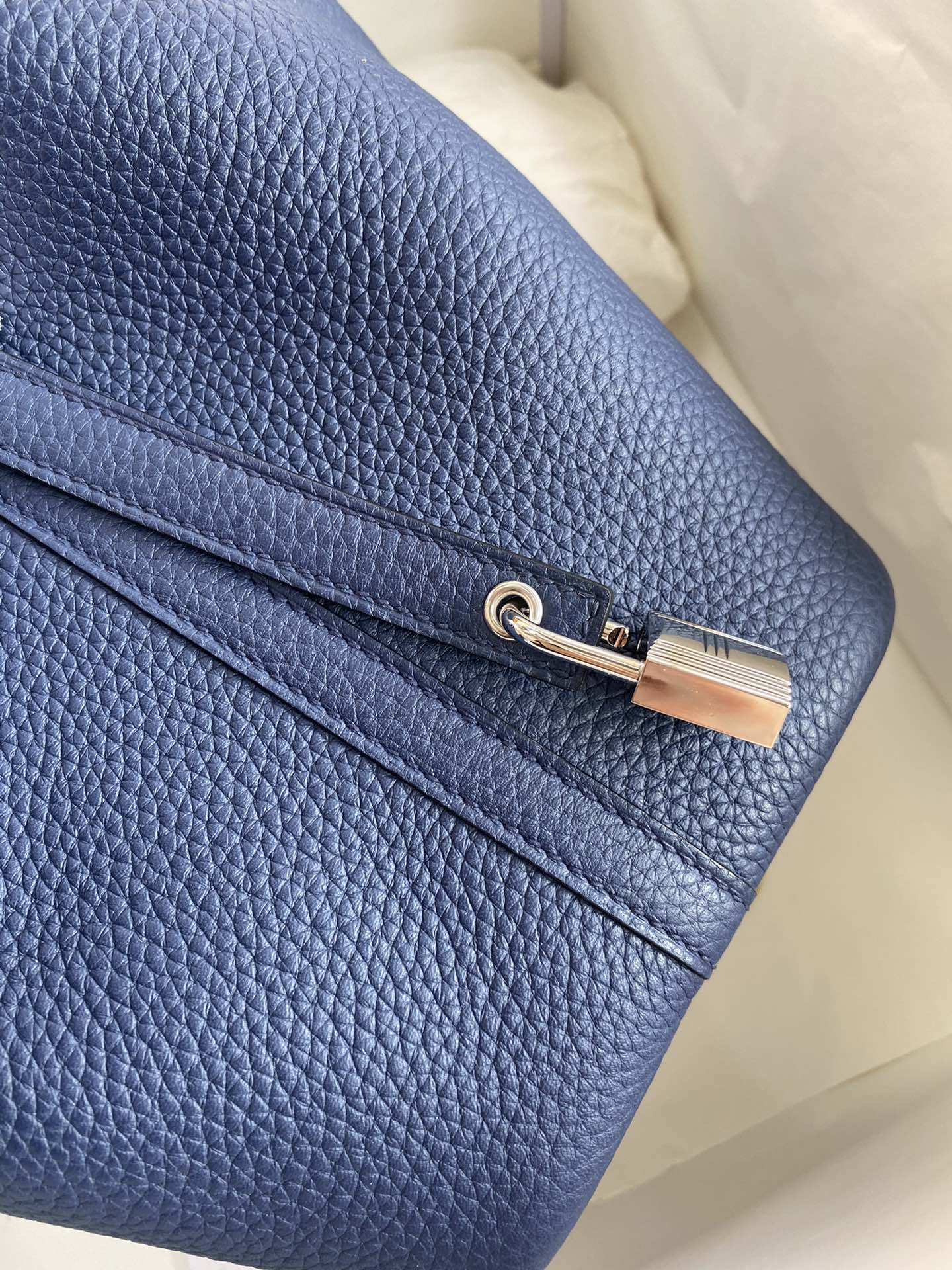 H Picotin Lock Bag Blue Sapphire