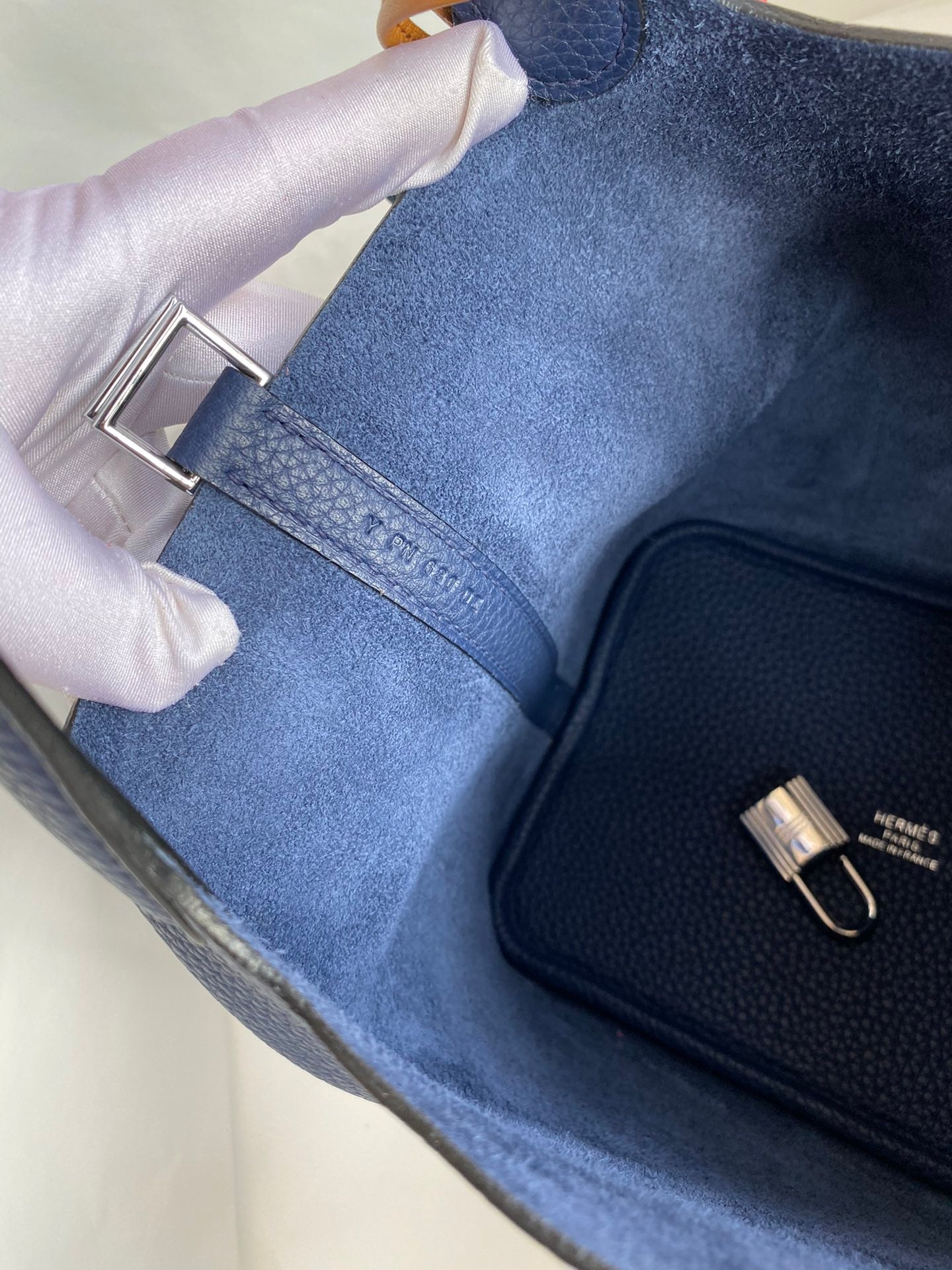 H Picotin Lock Bag Blue Sapphire