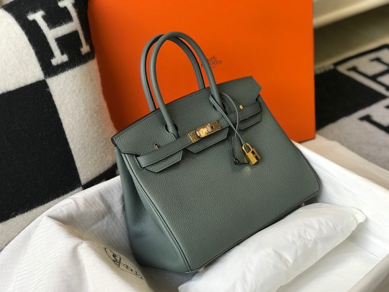 H Togo Leather Storm Grey