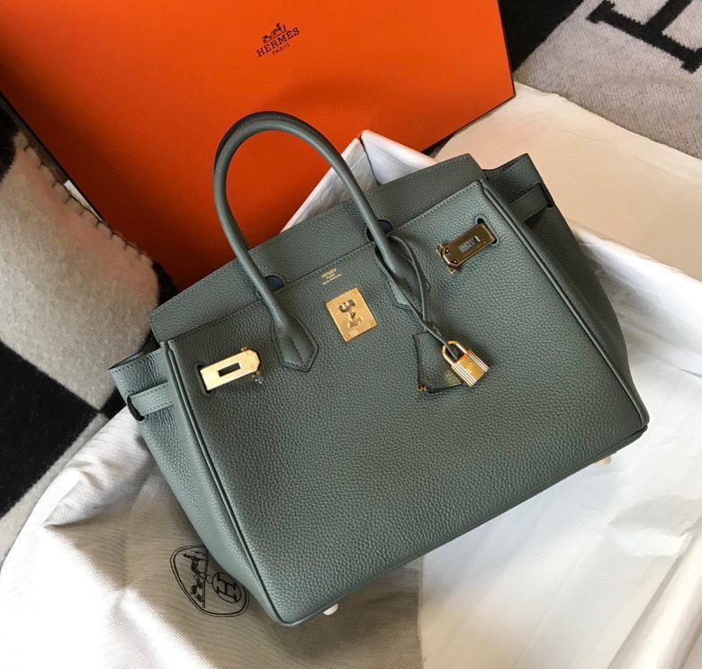 H Togo Leather Storm Grey