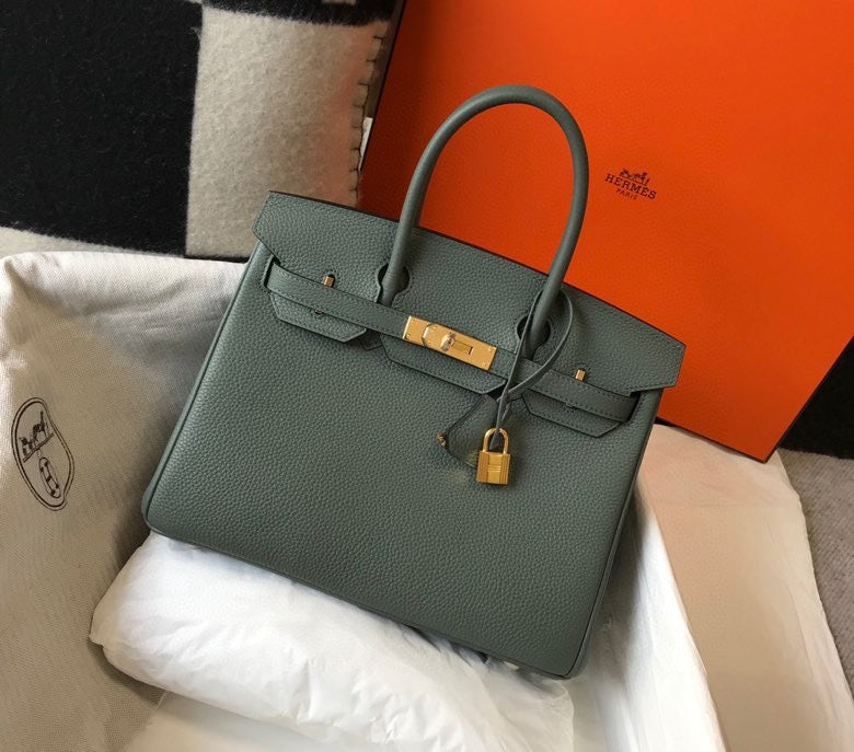 H Togo Leather Storm Grey