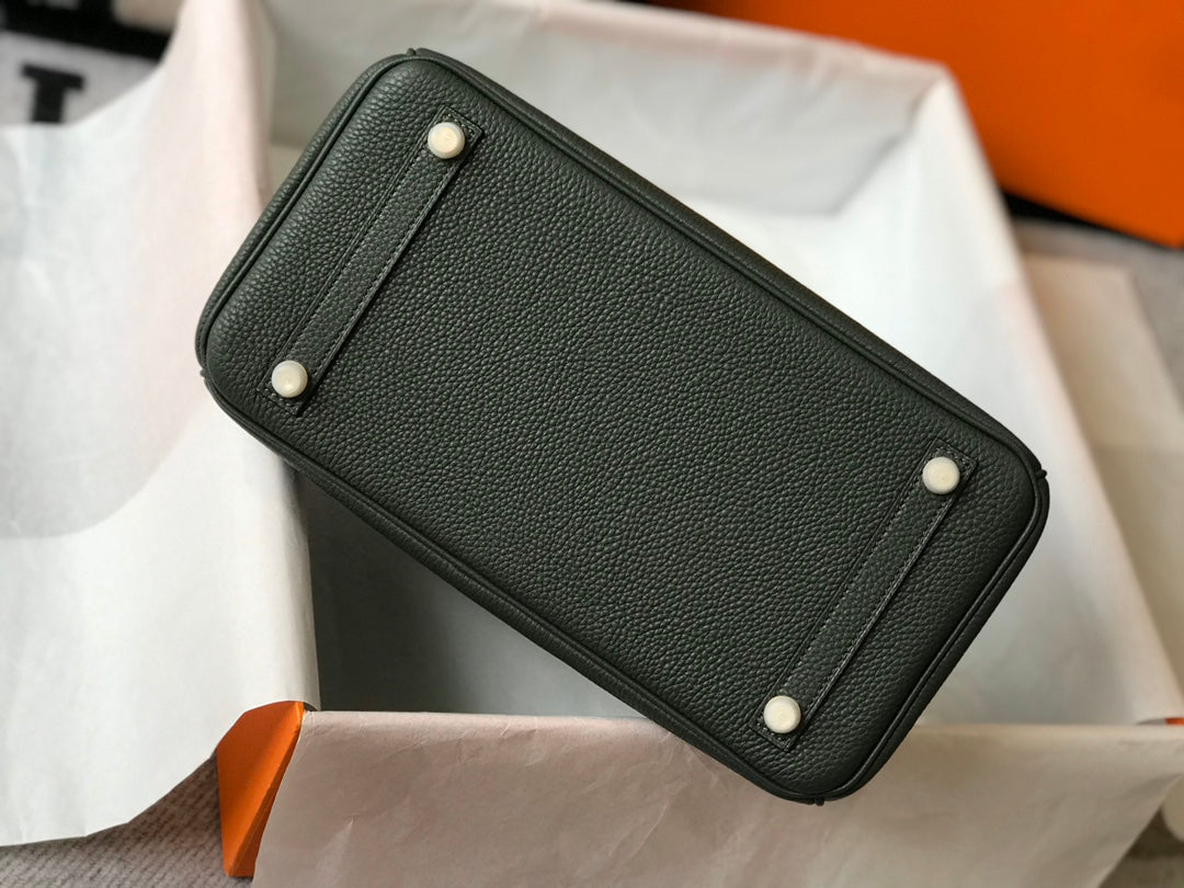 H Togo Leather Moss Green