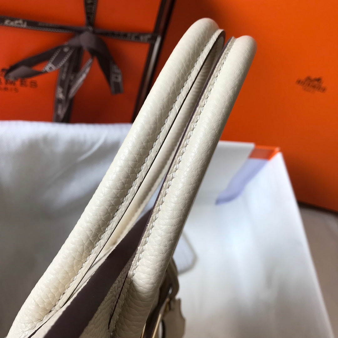 H Togo Leather Crème