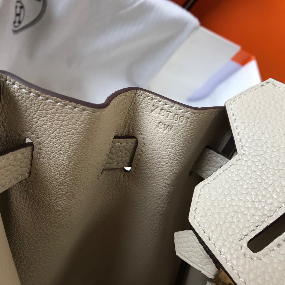 H Togo Leather Crème