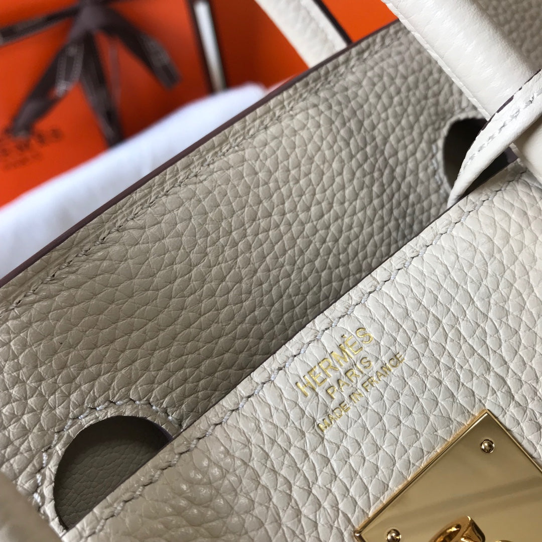 H Togo Leather Crème