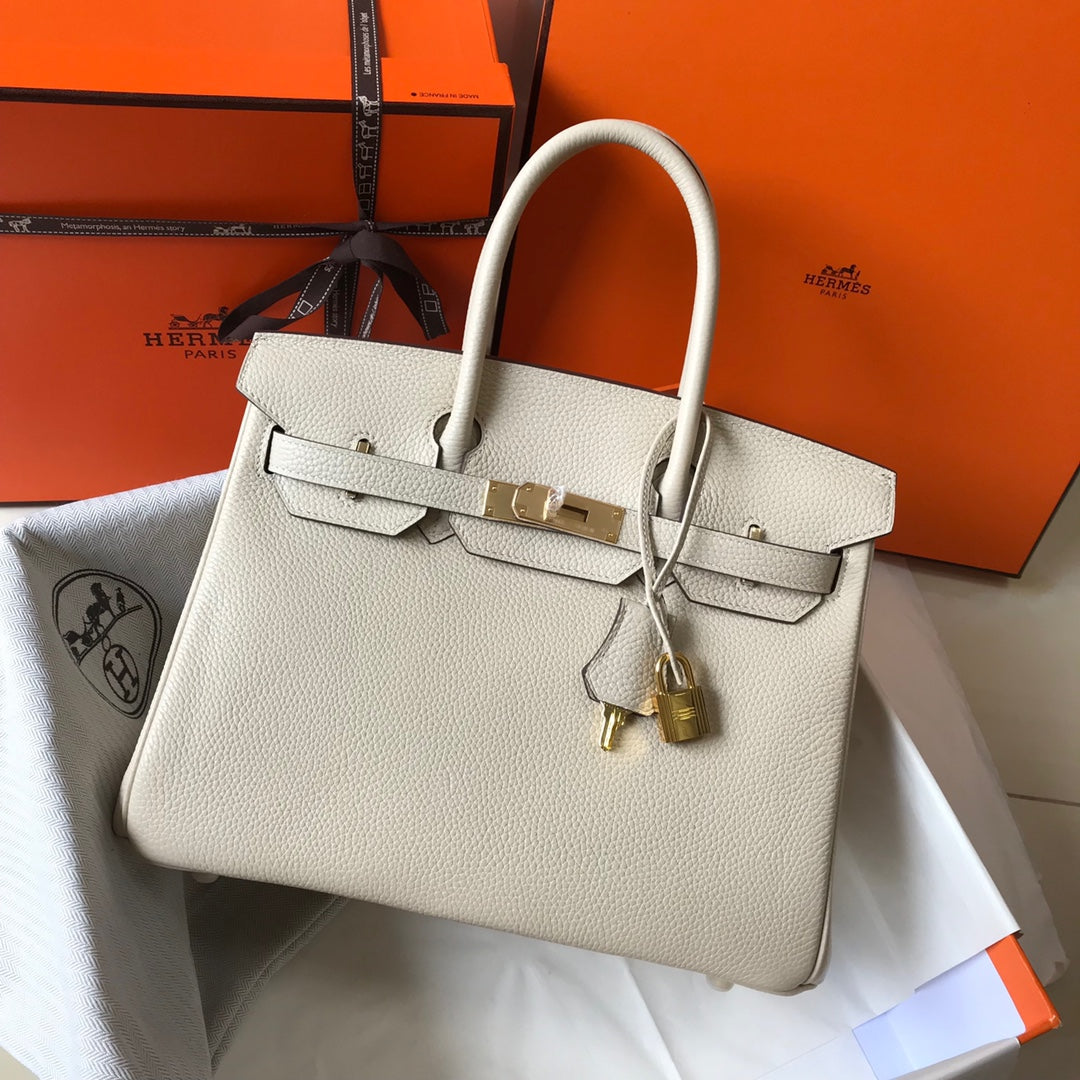 H Togo Leather Crème