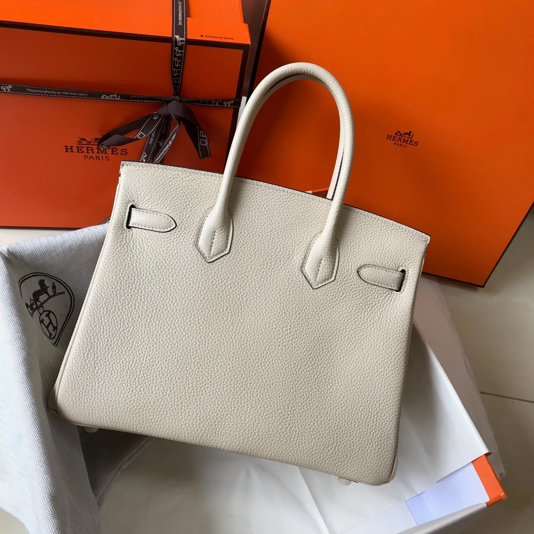 H Togo Leather Crème