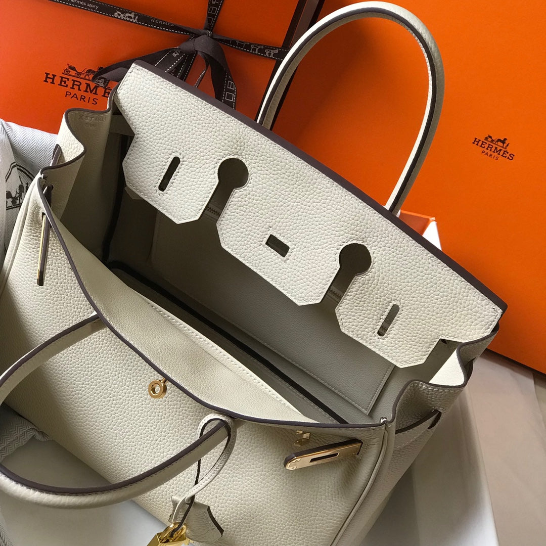 H Togo Leather Crème