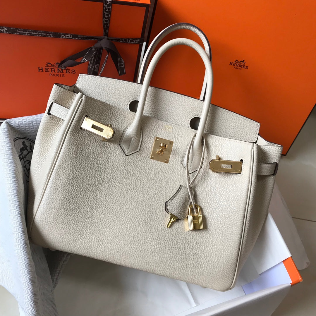 H Togo Leather Crème
