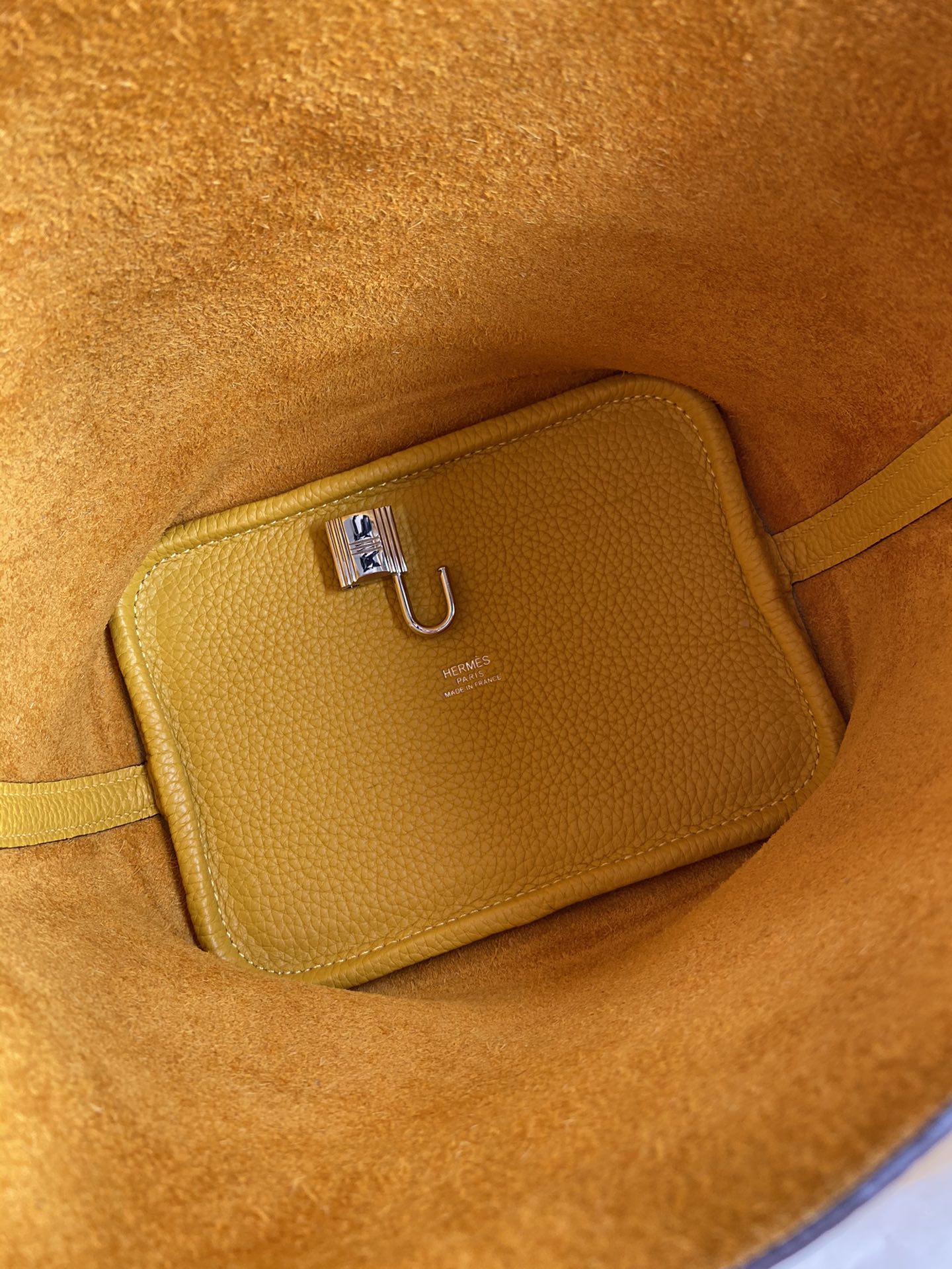 H Picotin Lock Bag Yellow