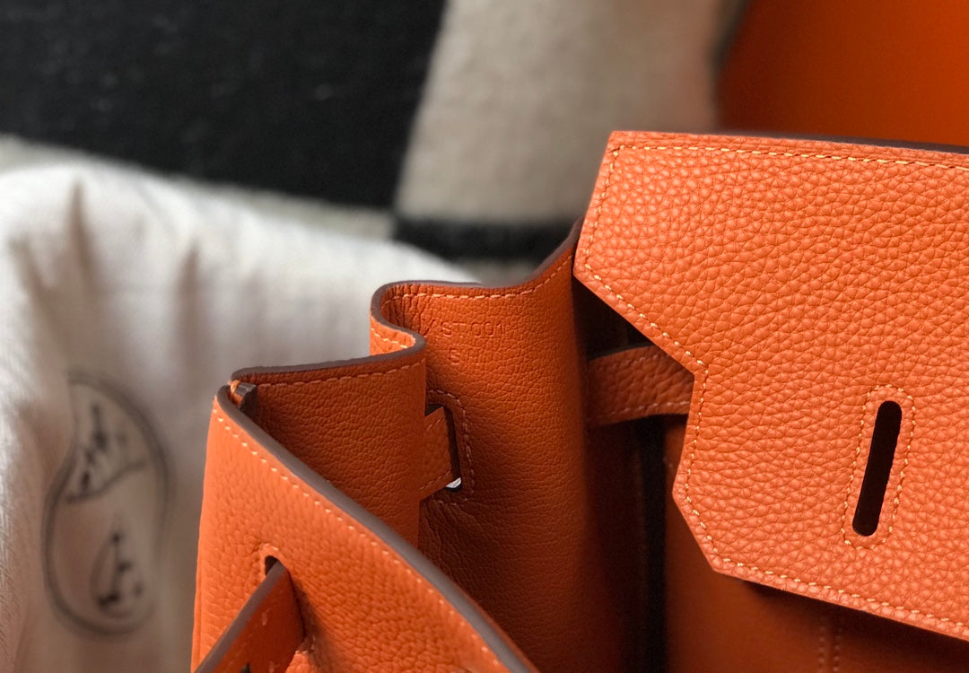 Birkin Togo Leather Orange