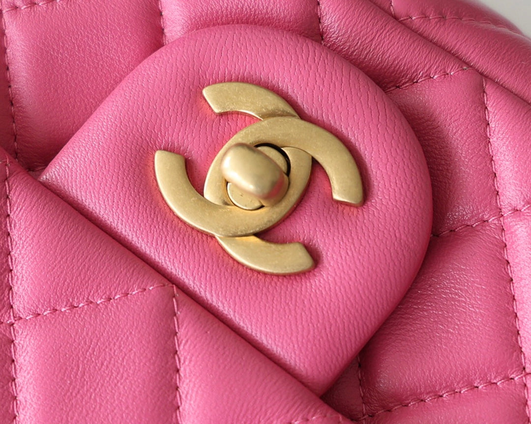 CC Classic Mini Flap Bag Pink